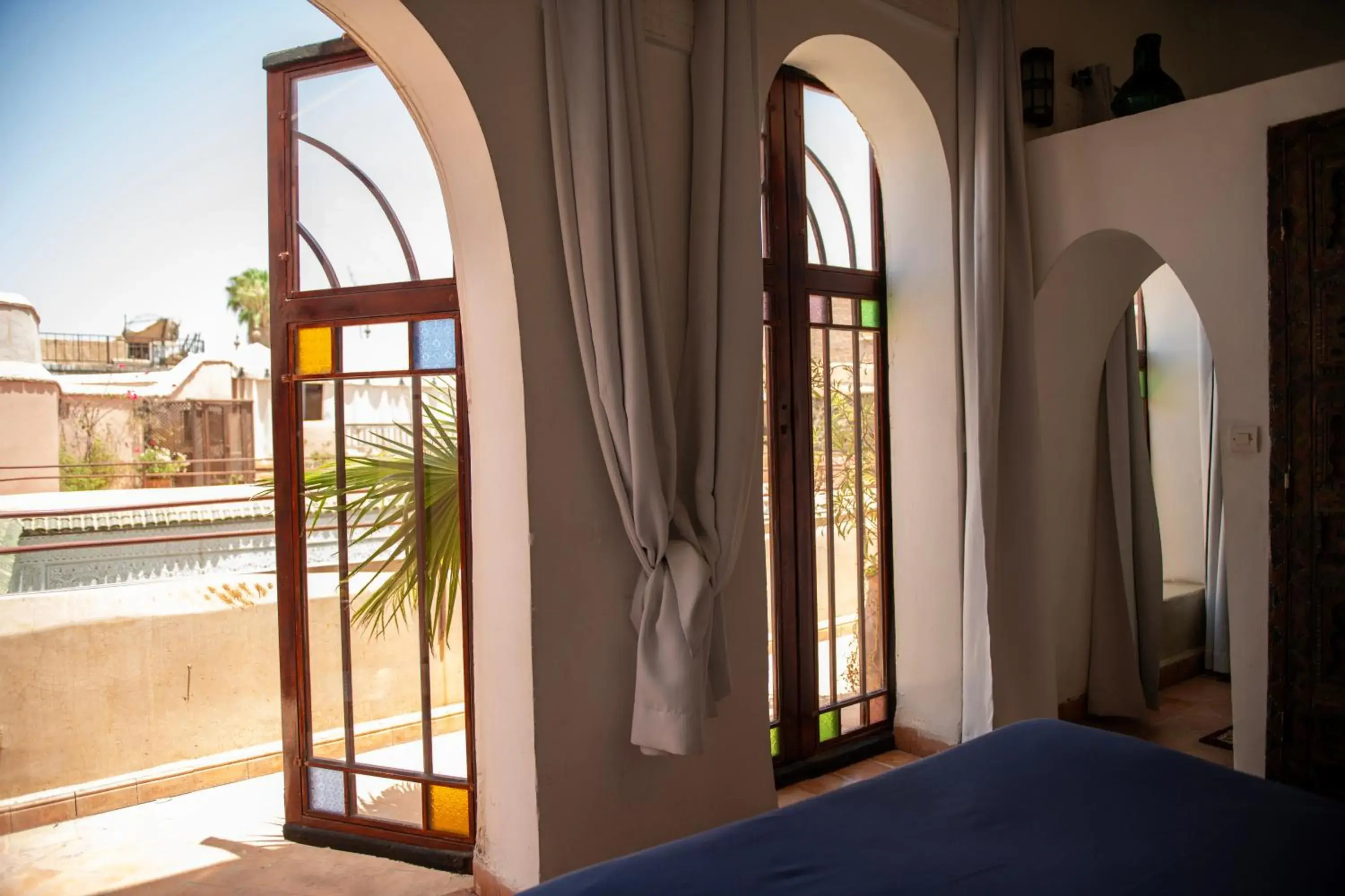 Bed in Riad Ben Youssef Bed in Riad Ben Youssef