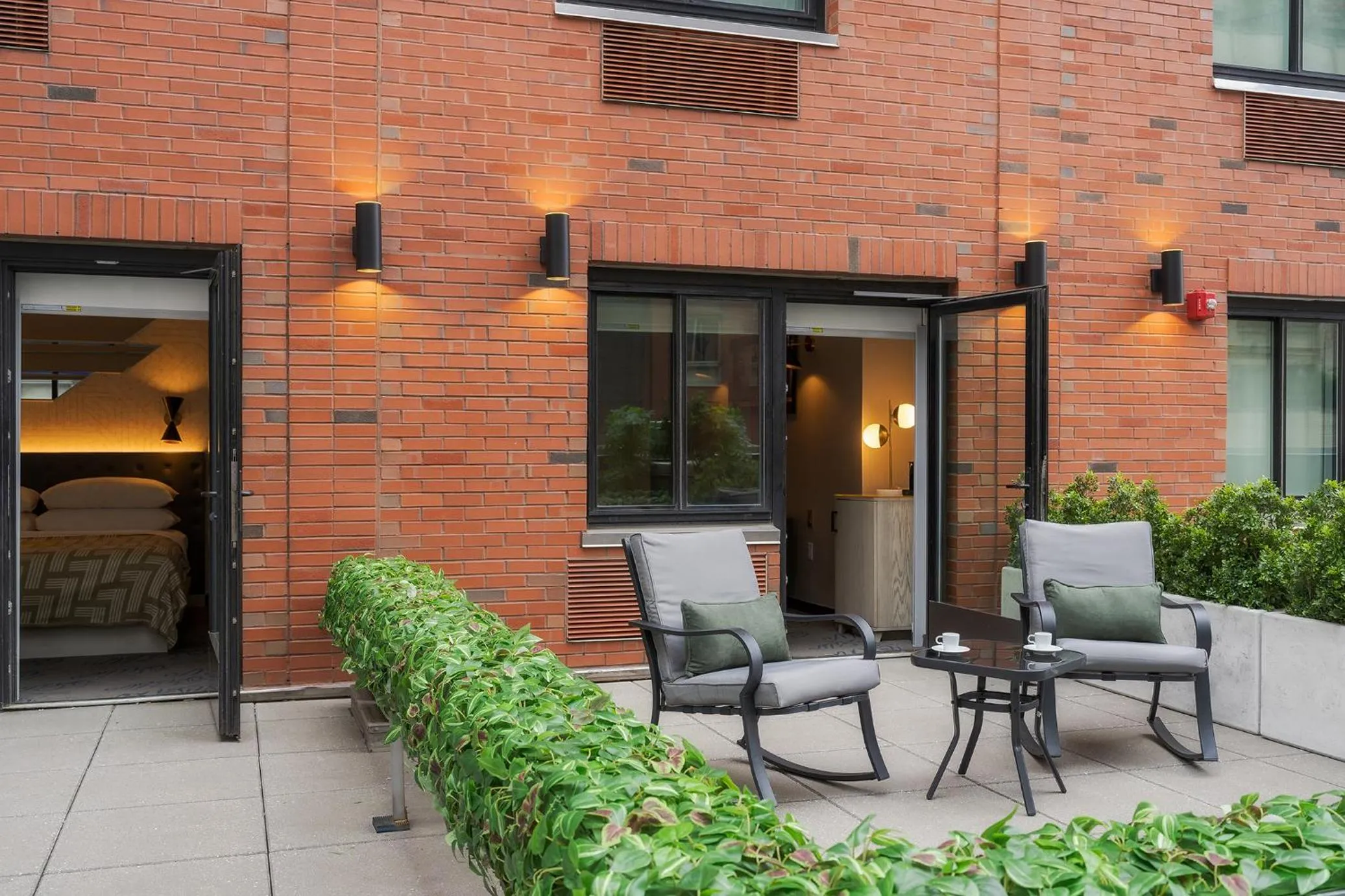 Patio in Pestana CR7 Times Square