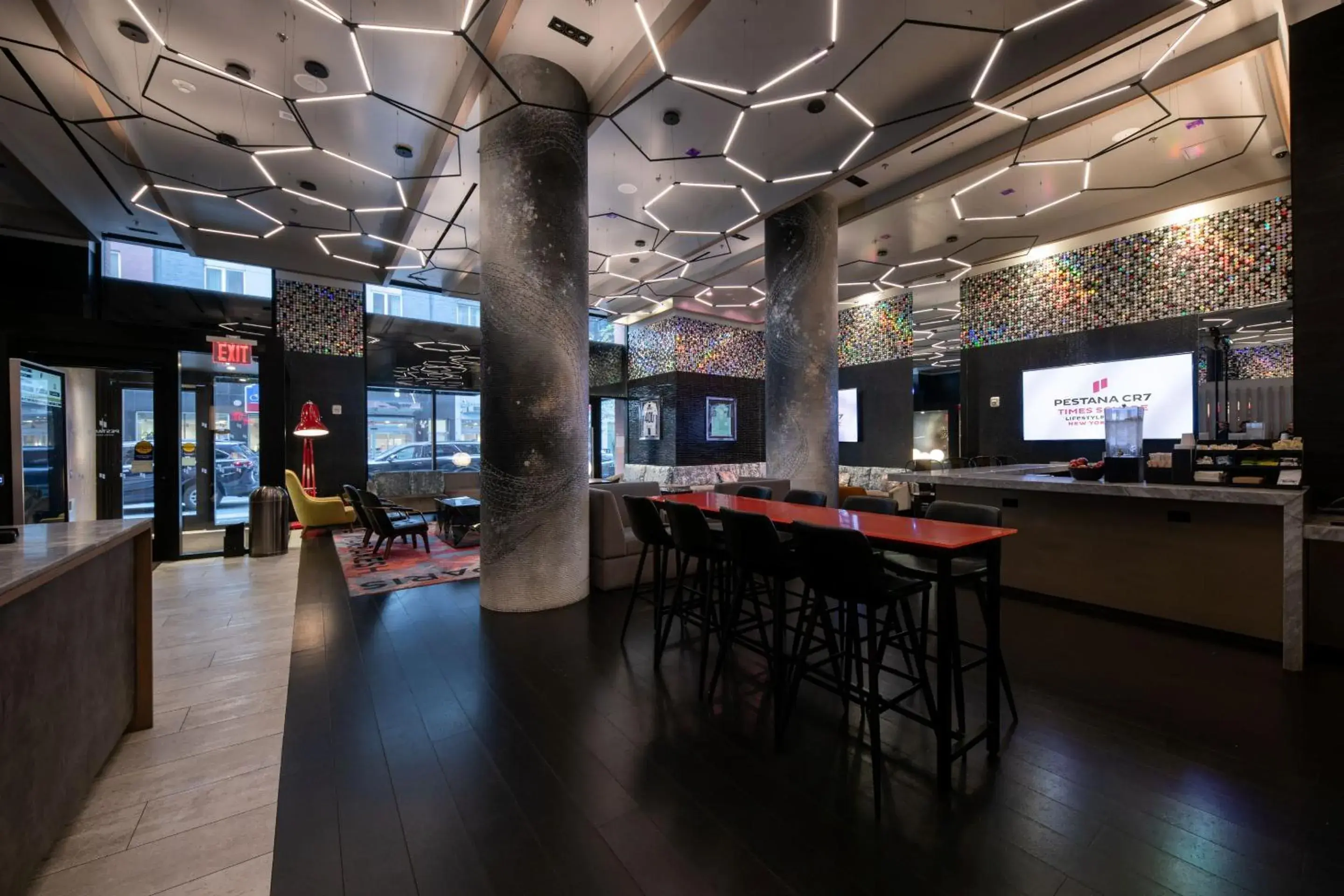 Lobby or reception in Pestana CR7 Times Square Lobby or reception in Pestana CR7 Times Square