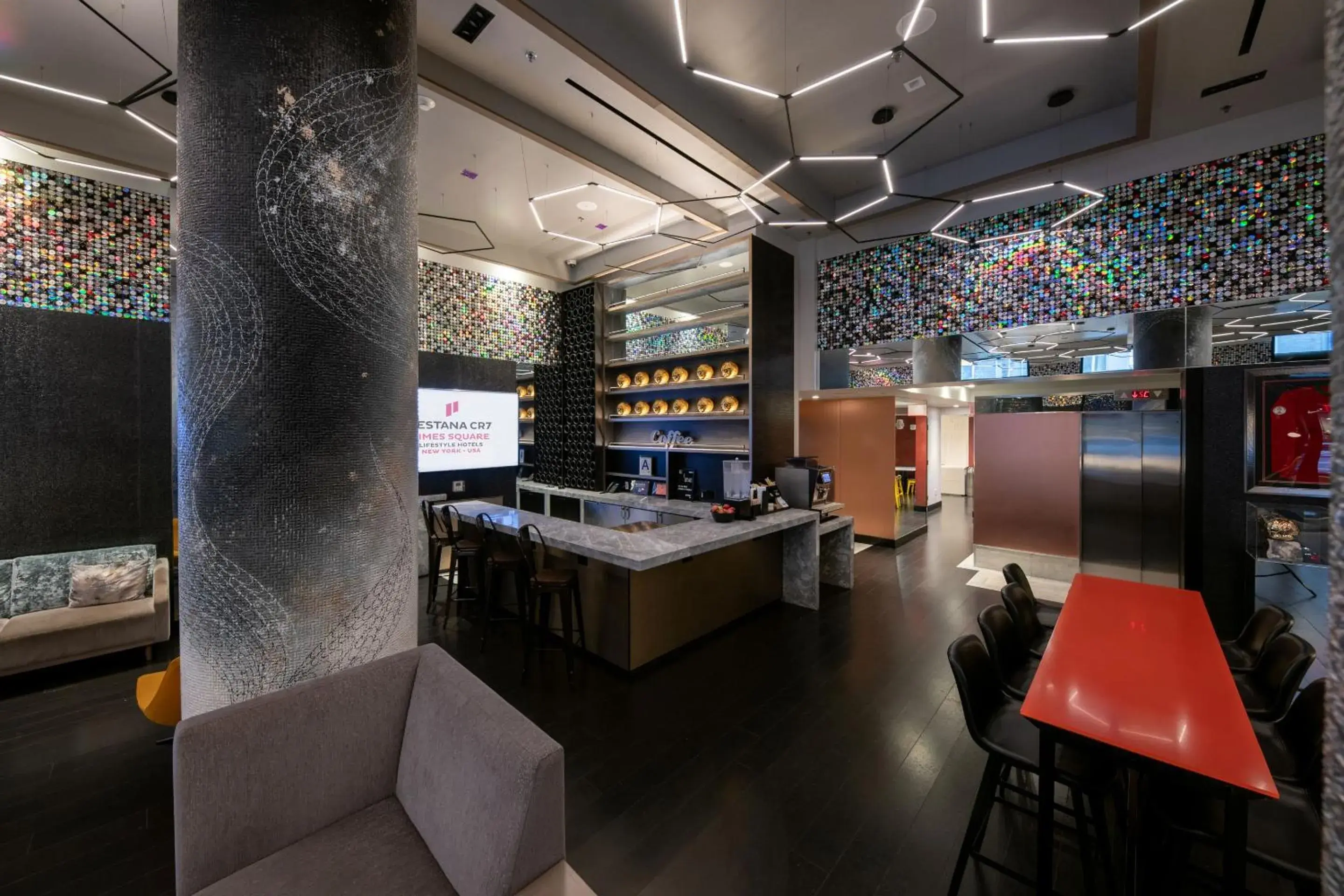 Lobby or reception in Pestana CR7 Times Square Lobby or reception in Pestana CR7 Times Square