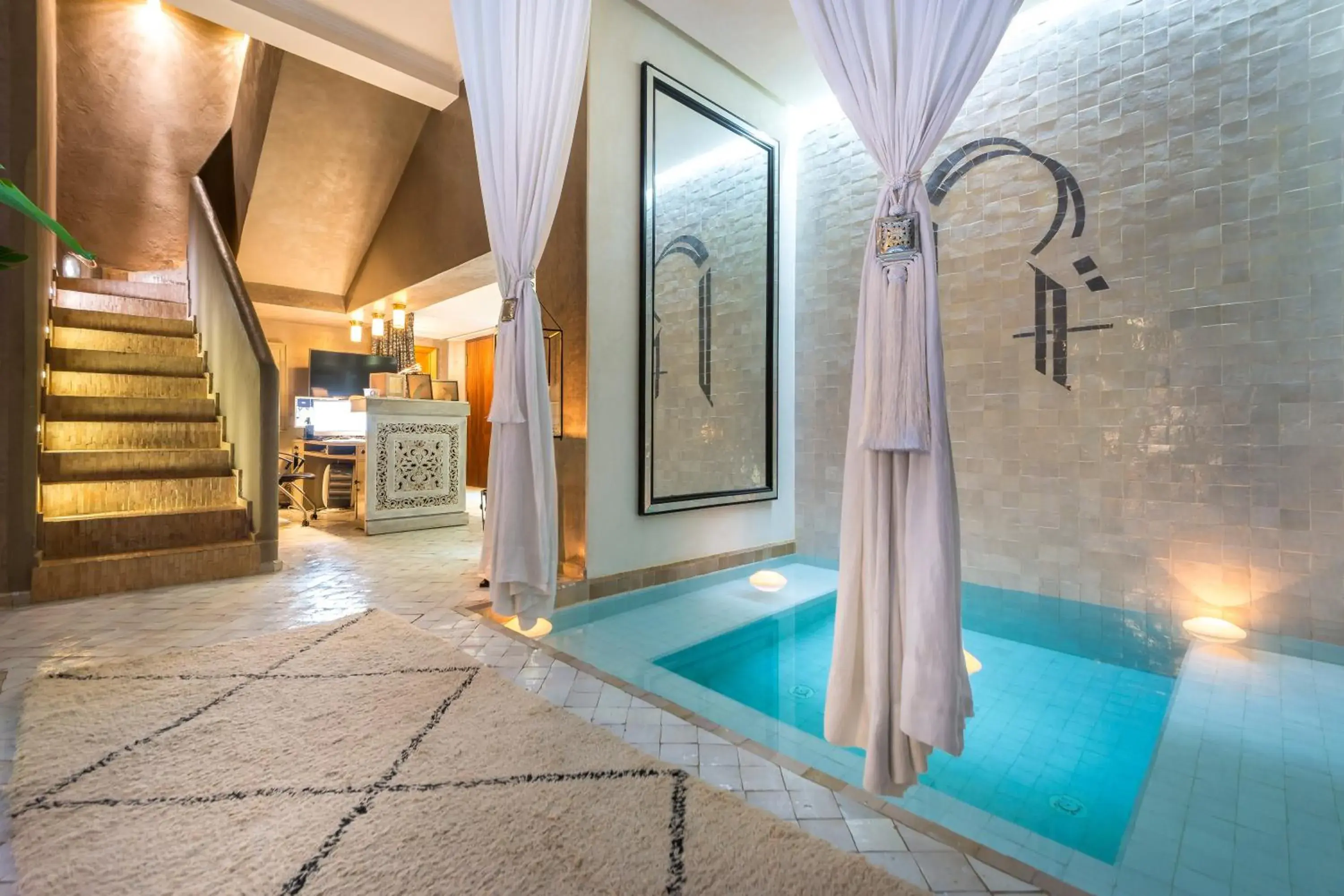 Swimming pool in Riad Houma Swimming pool in Riad Houma