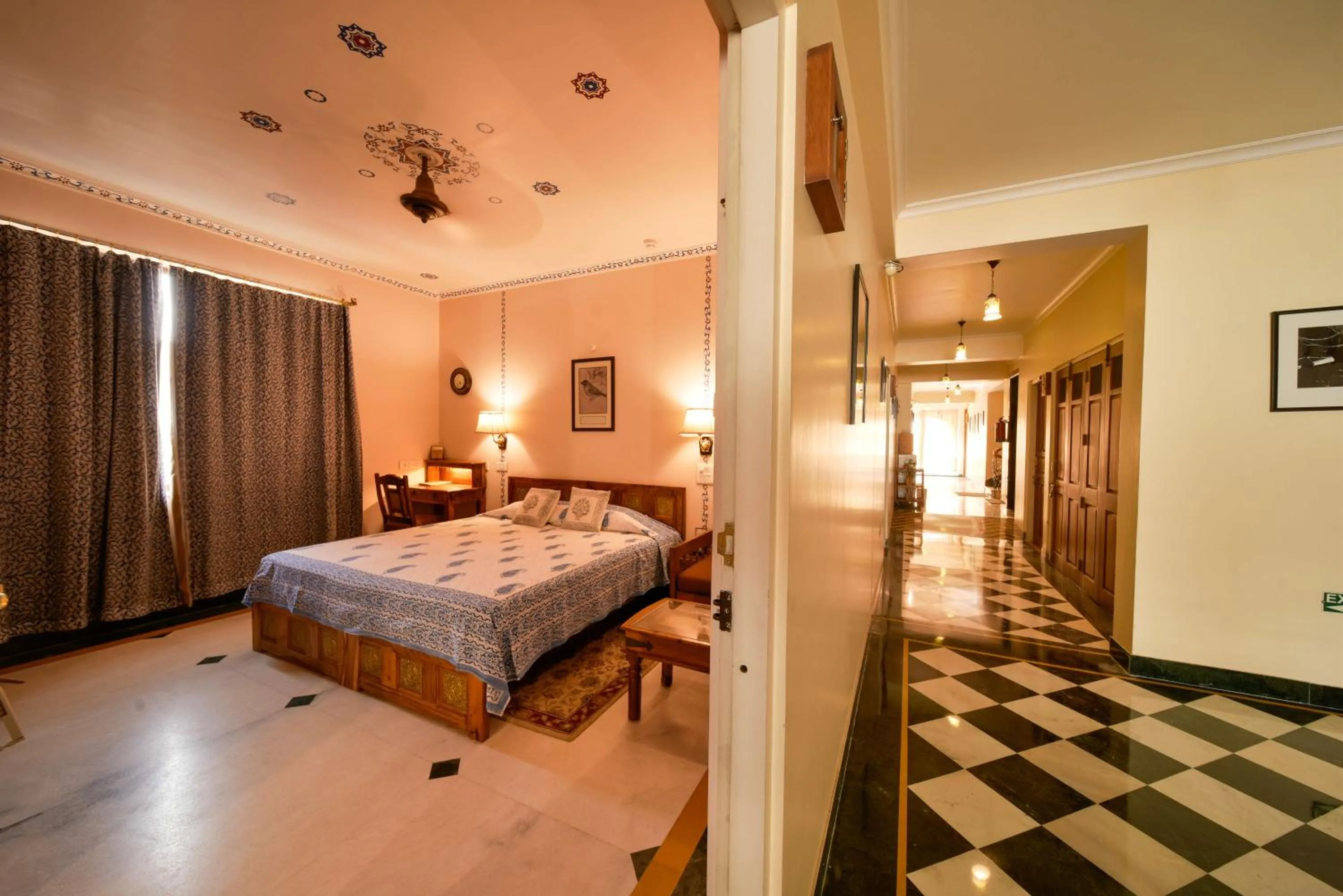 View (from property/room), Bed in Hotel Arya Niwas