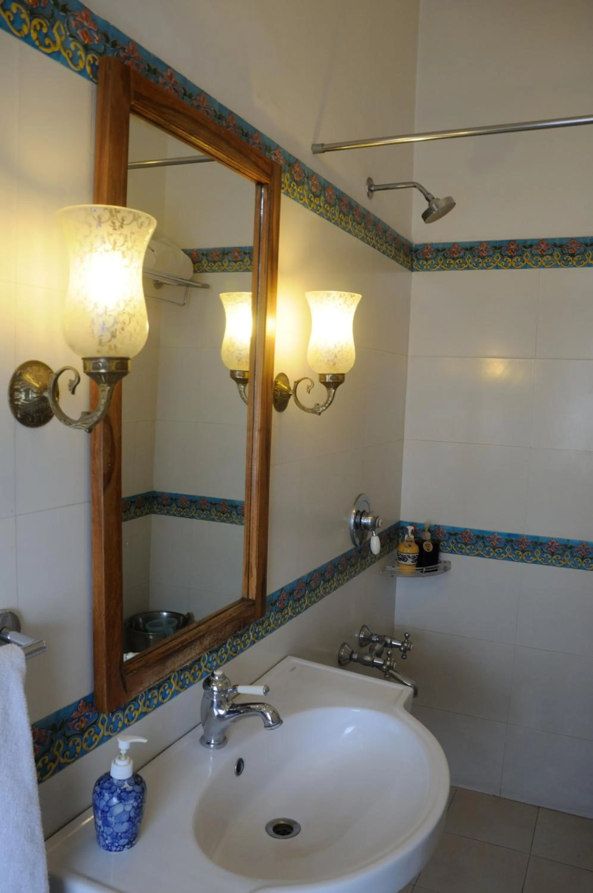 Shower in Hotel Arya Niwas