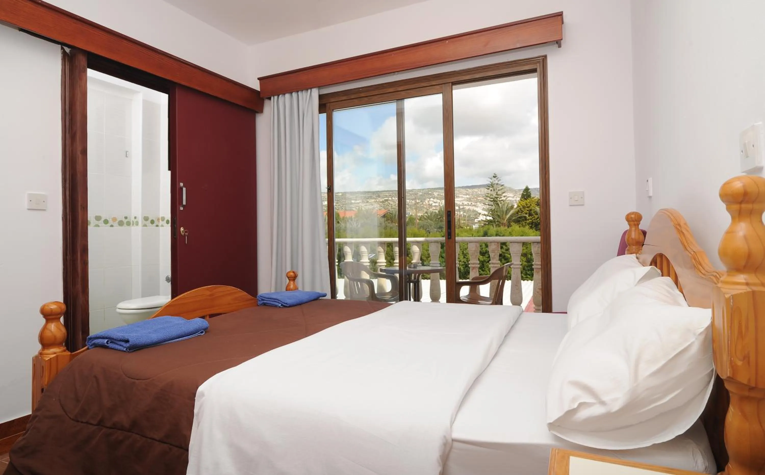 Bed in Bella Rosa hotel Cyprus