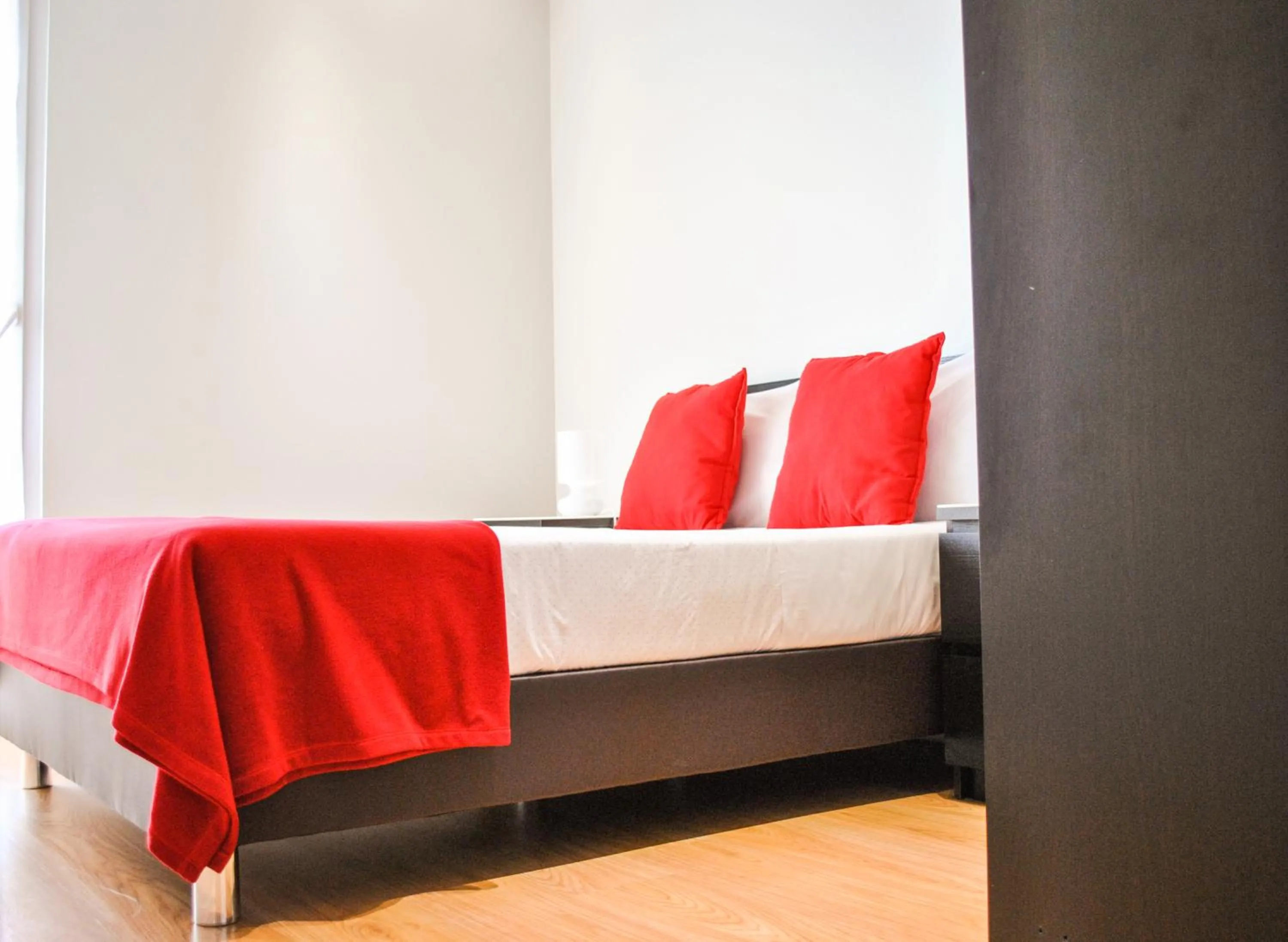 Bed in Apartamentos Portodouro - Santa Catarina