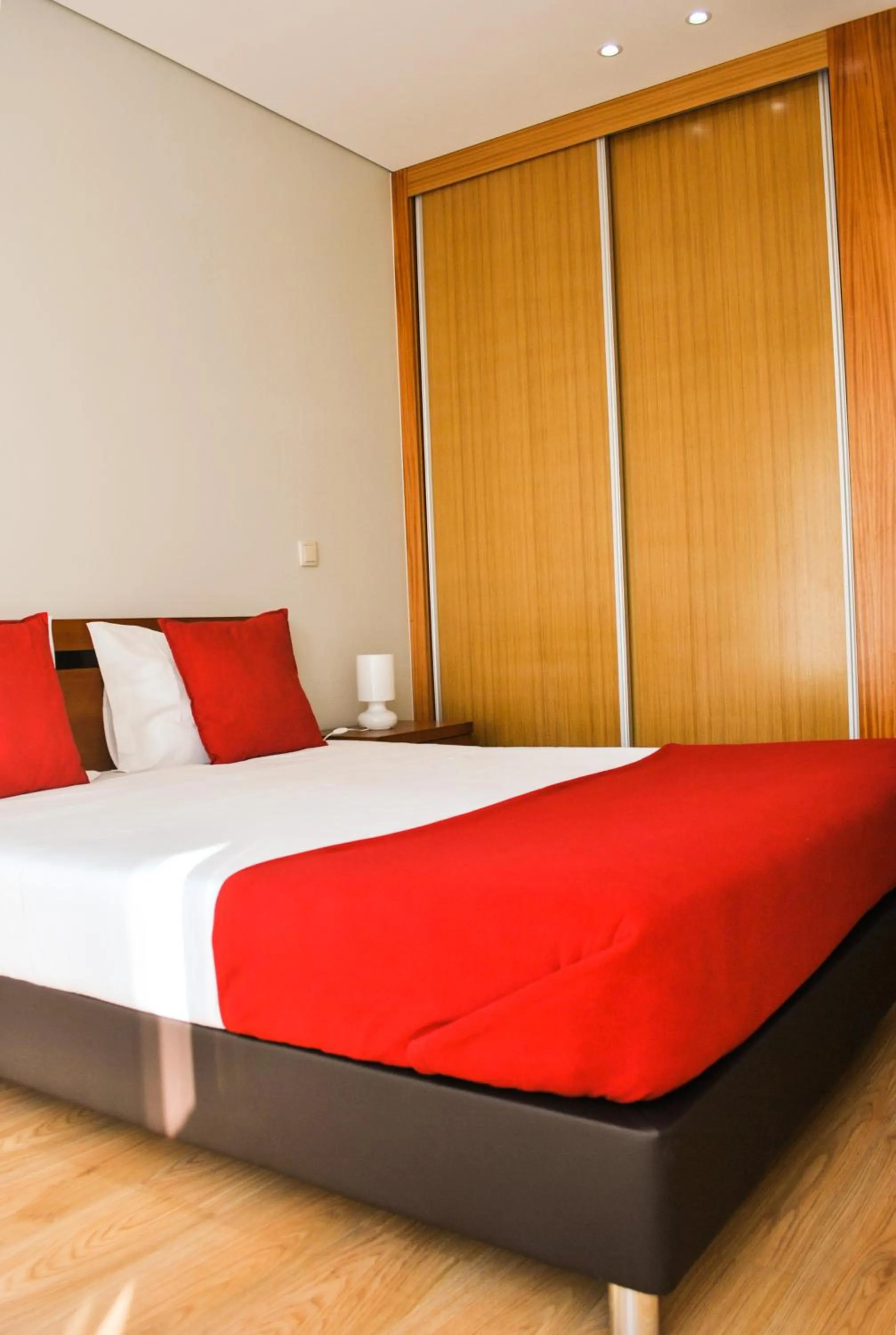 Bed in Apartamentos Portodouro - Santa Catarina