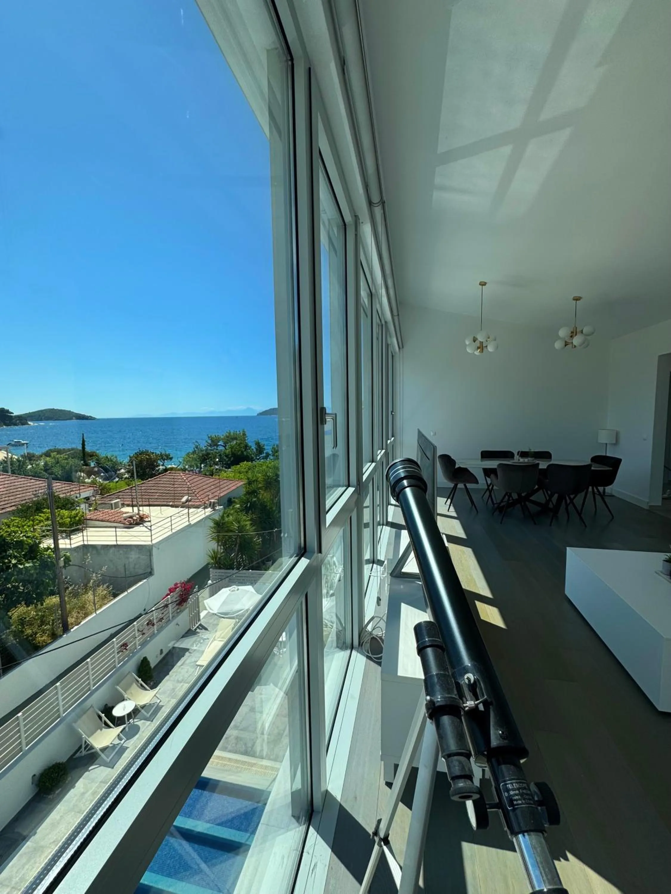 Living room in Anemoni Beach Hotel