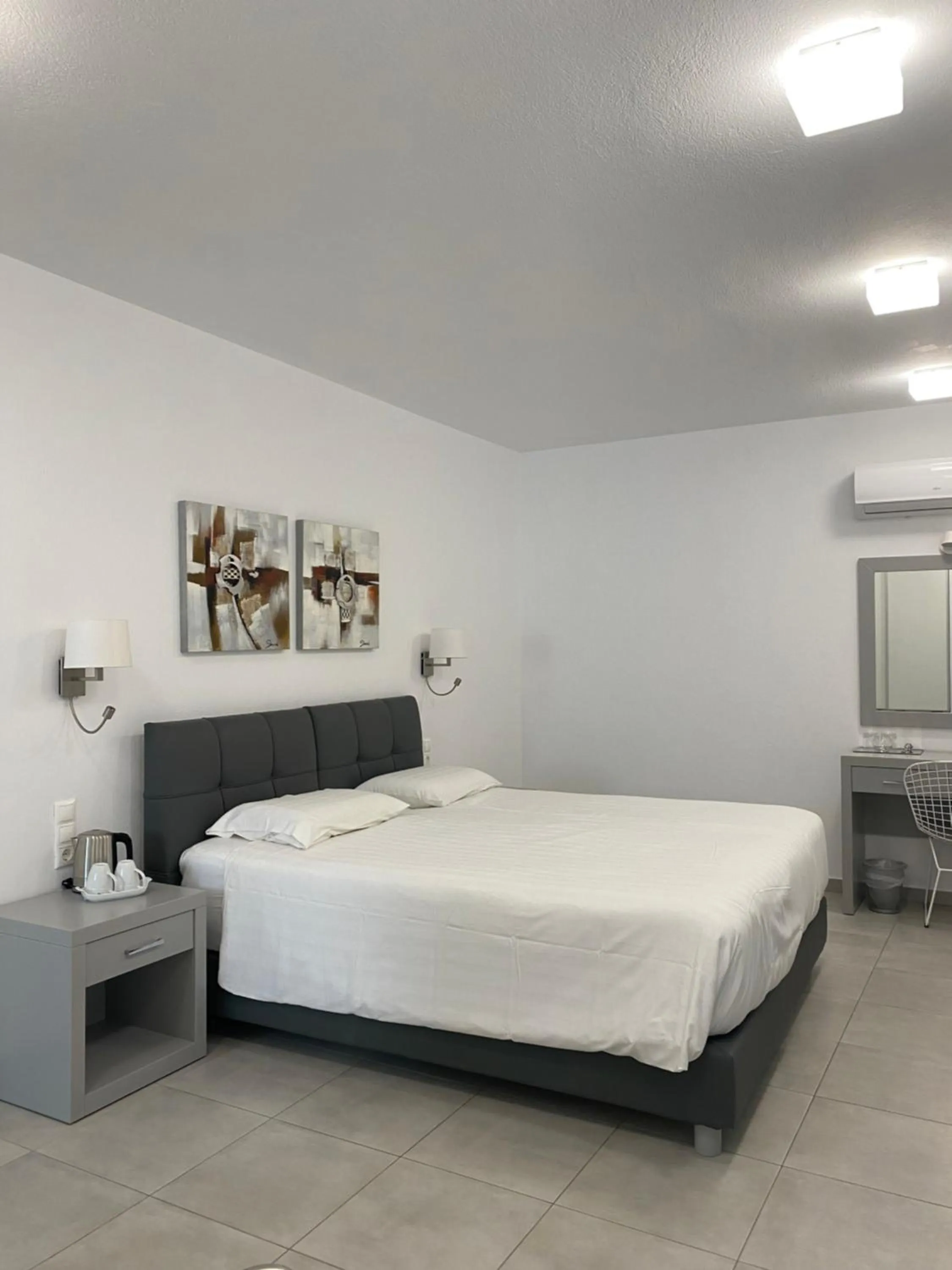 Bedroom, Bed in Anemoni Beach Hotel