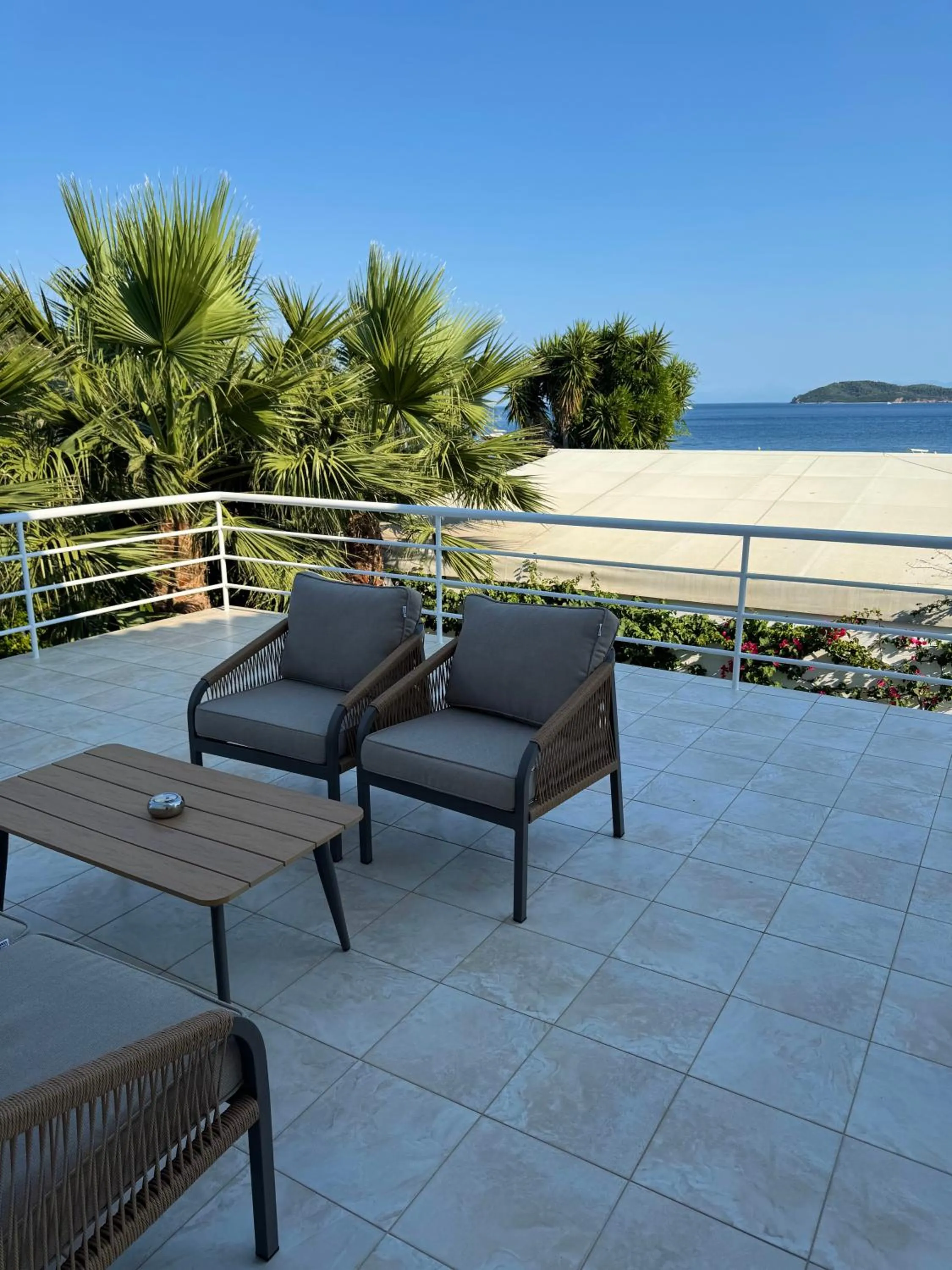 Balcony/Terrace in Anemoni Beach Hotel