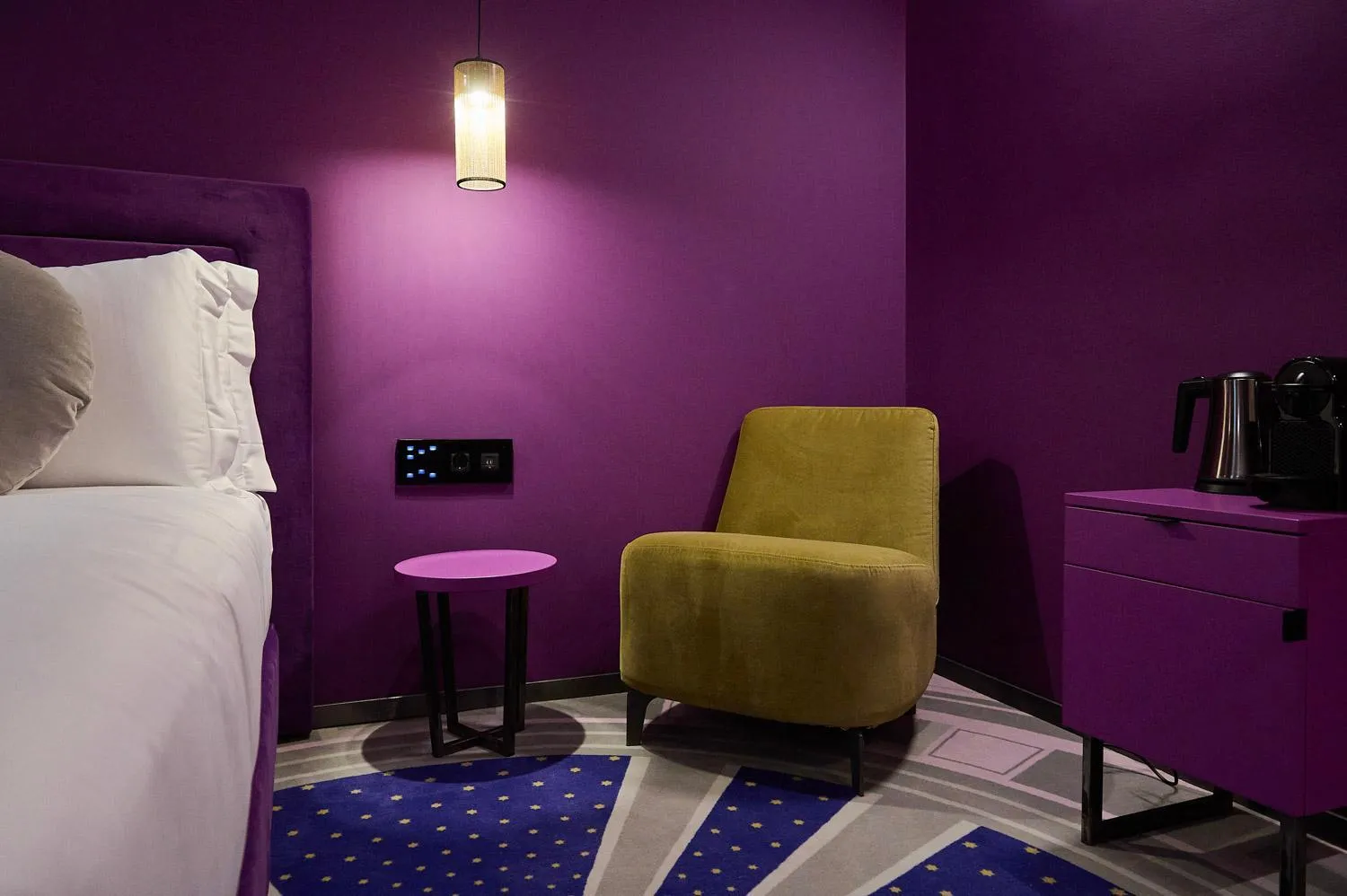 Living room, Bed in MyTALE Creative Academy Hotel