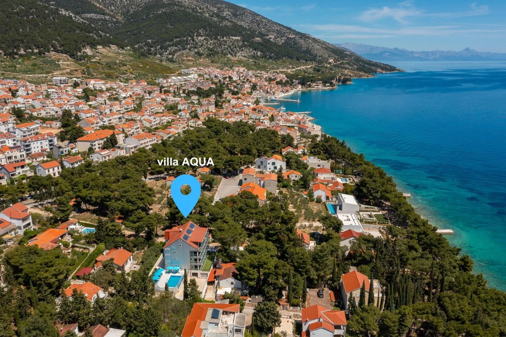 Bird's eye view in VILLA AQUA - Adults Only