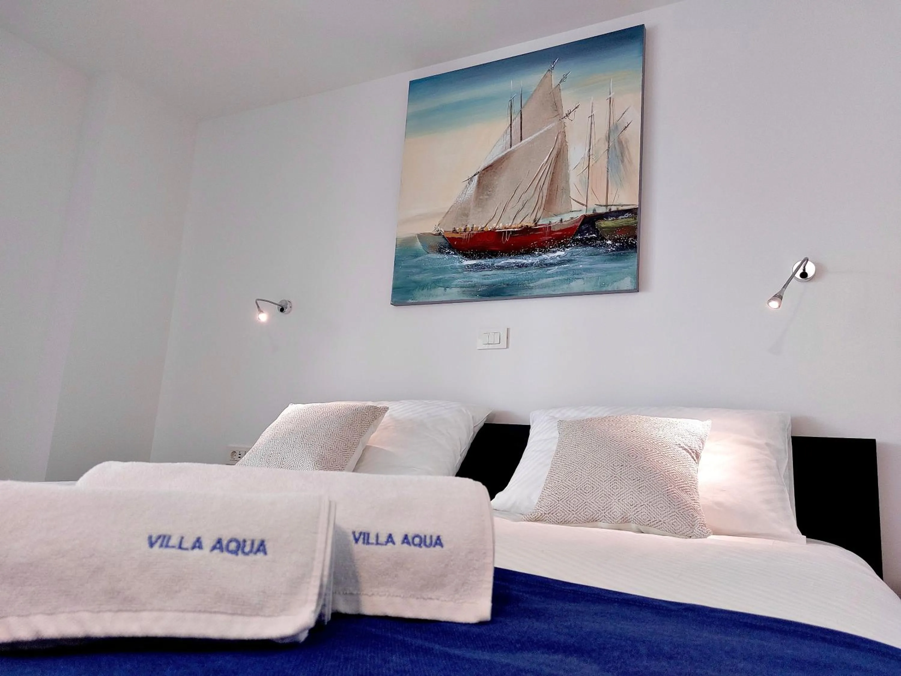 Bedroom, Bed in VILLA AQUA - Adults Only