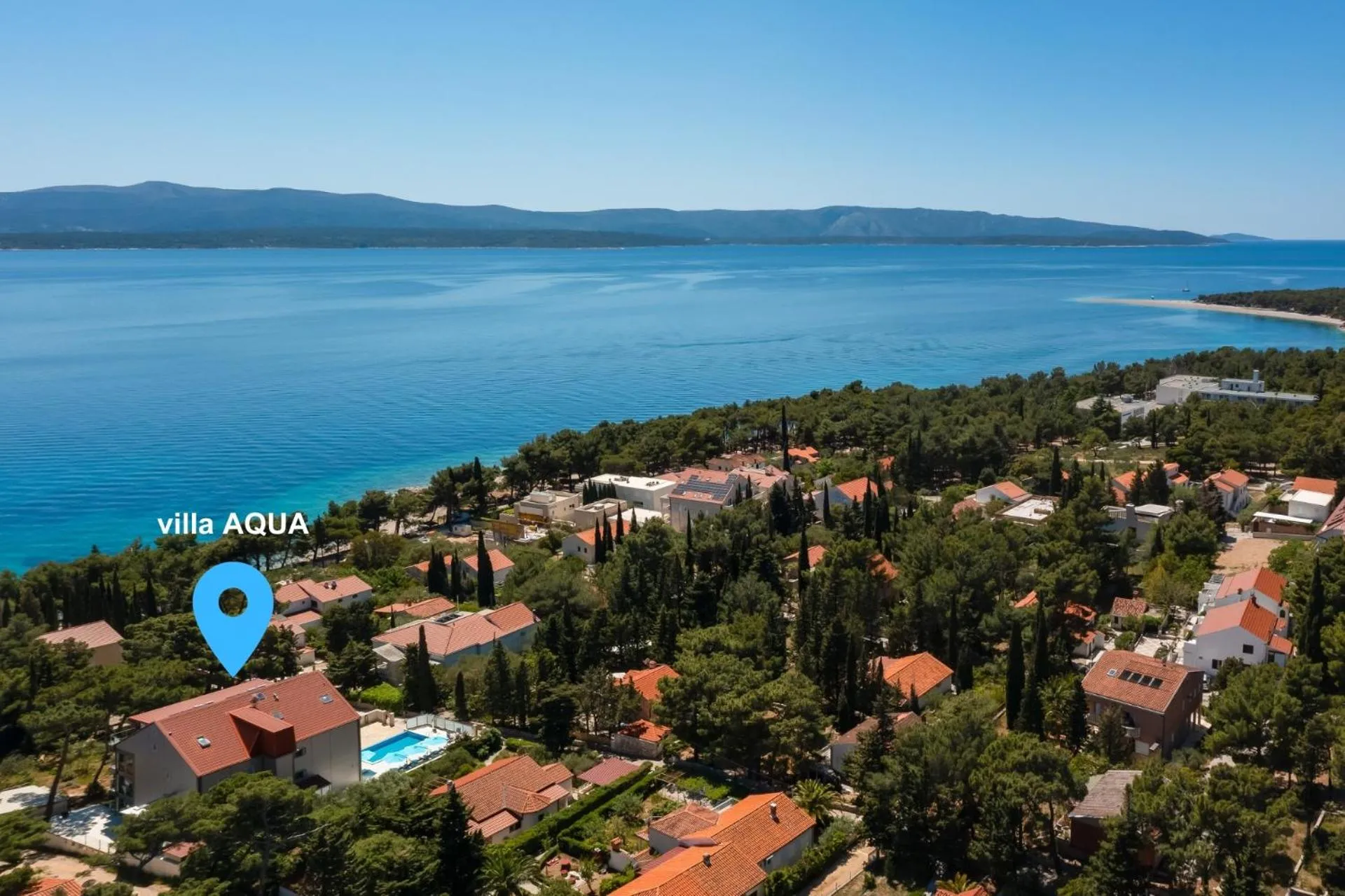 Bird's eye view in VILLA AQUA - Adults Only