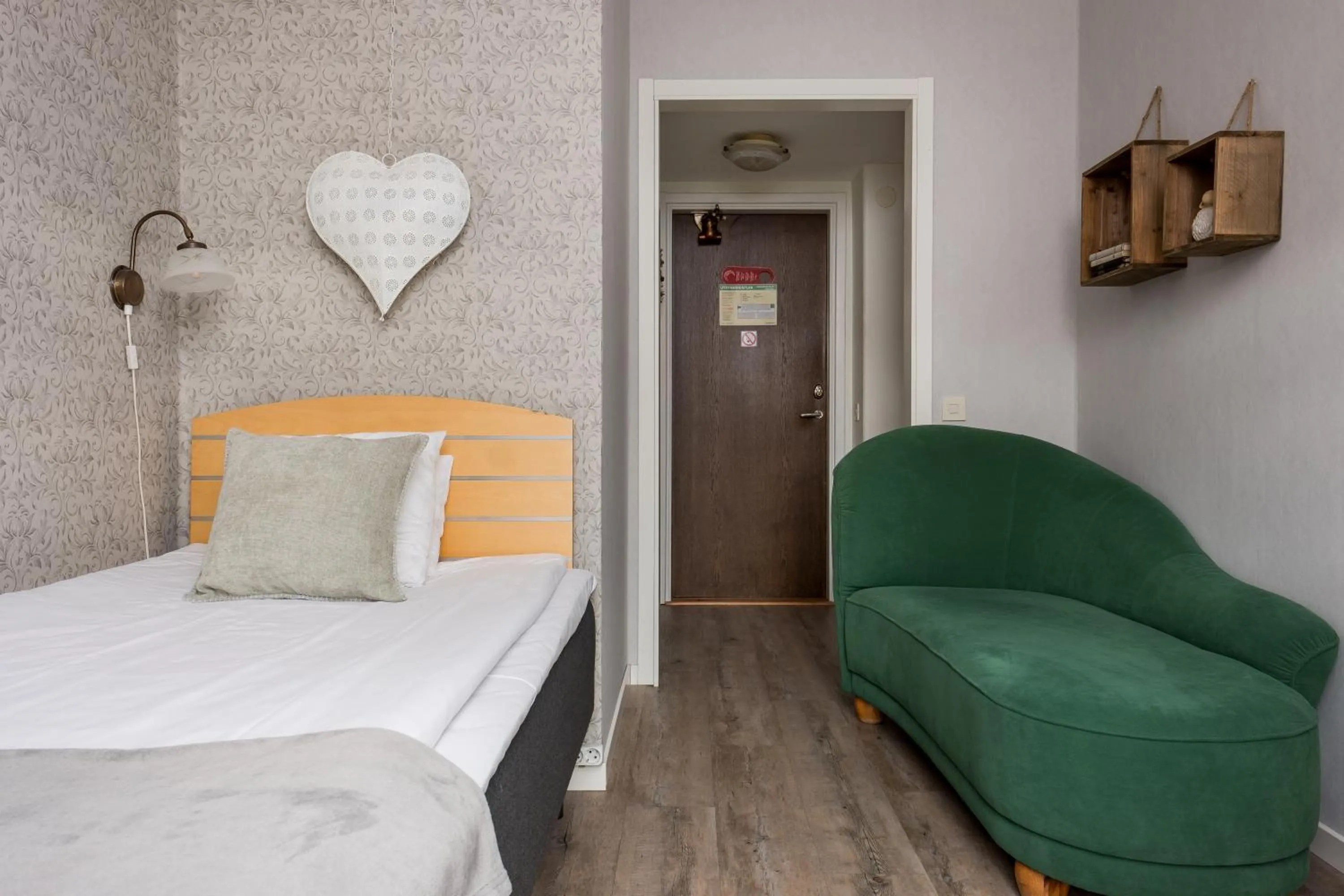 Bed in Hotel Vännäs