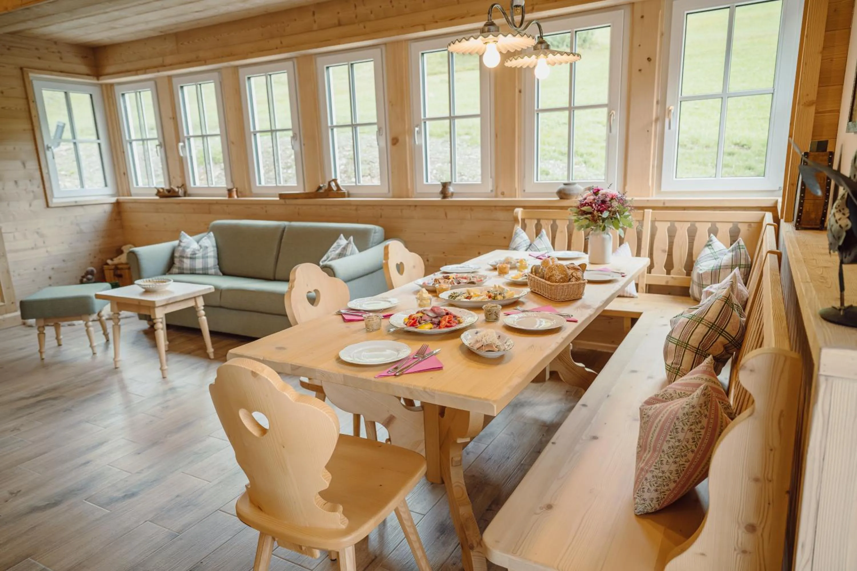 Living room in Narzissendorf Zloam - Ferien & Abenteuer am Grundlsee