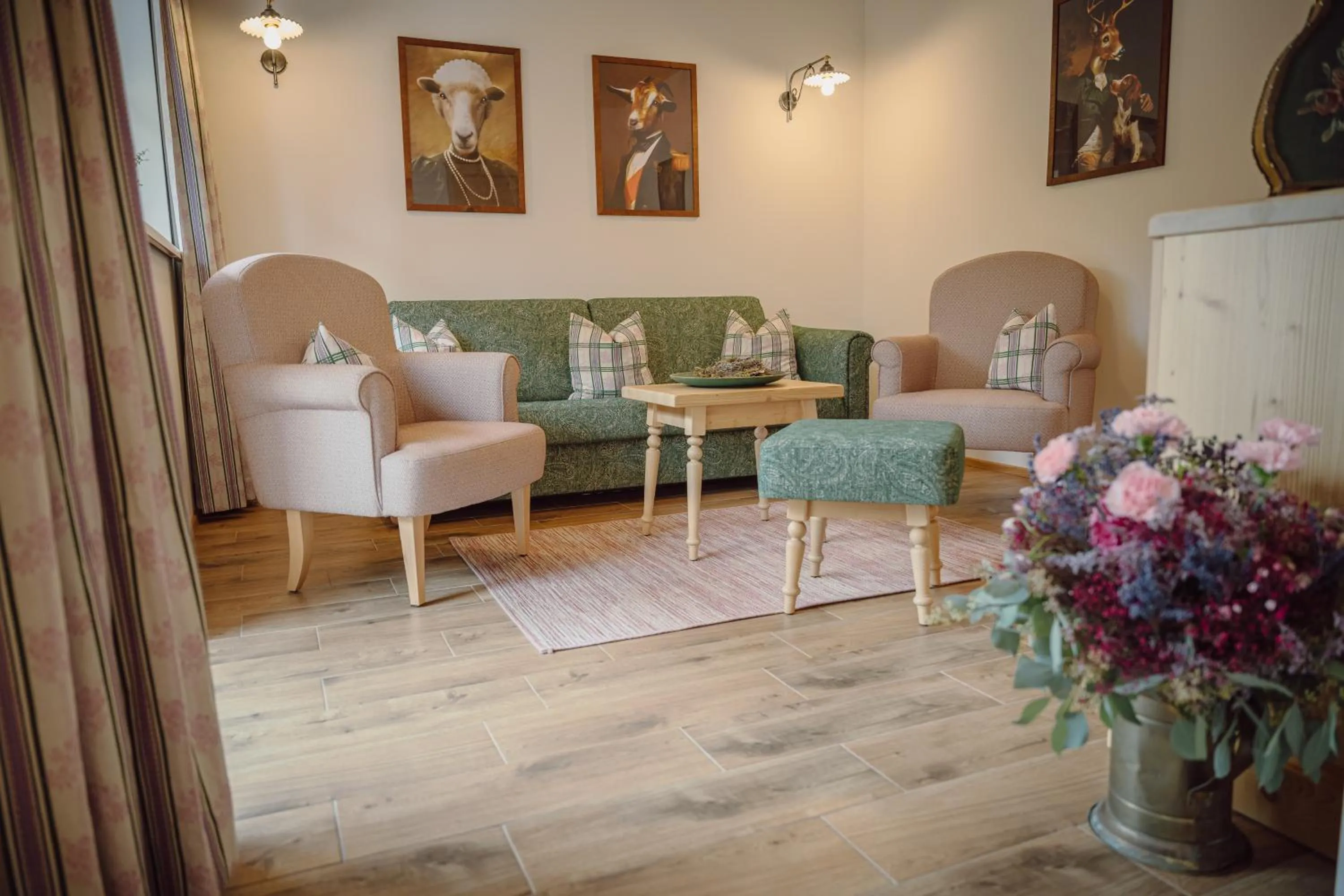 Living room in Narzissendorf Zloam - Ferien & Abenteuer am Grundlsee