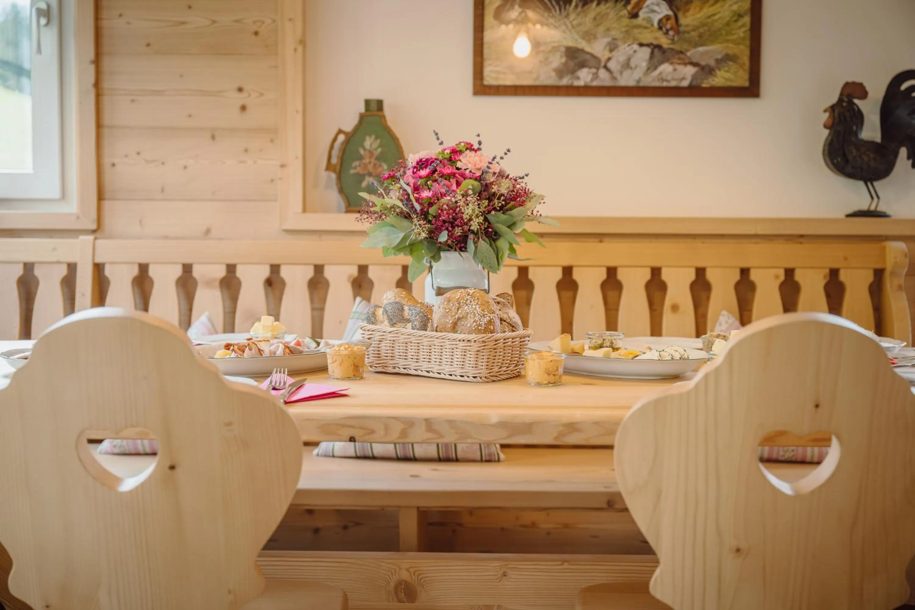 Dining area in Narzissendorf Zloam - Ferien & Abenteuer am Grundlsee