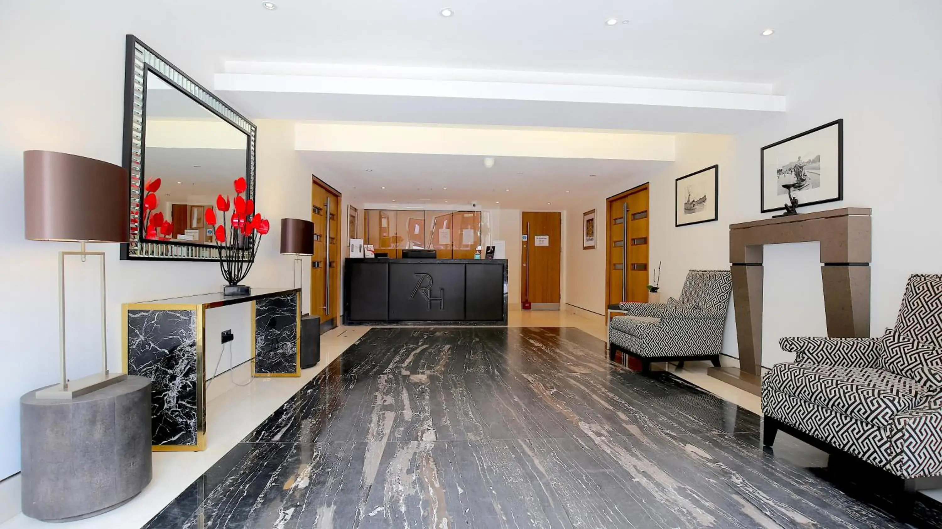 Lobby or reception in Roland House Lobby or reception in Roland House