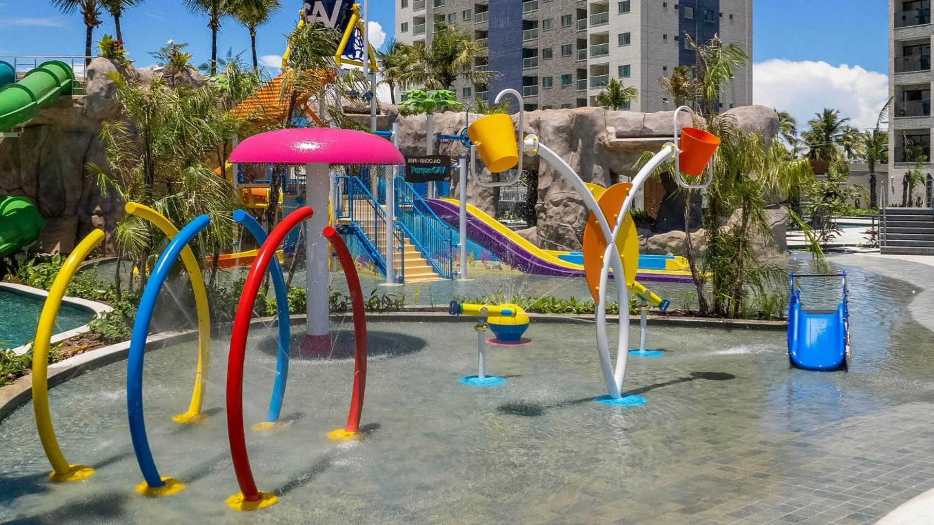 Aqua park in Salinas Premium resort