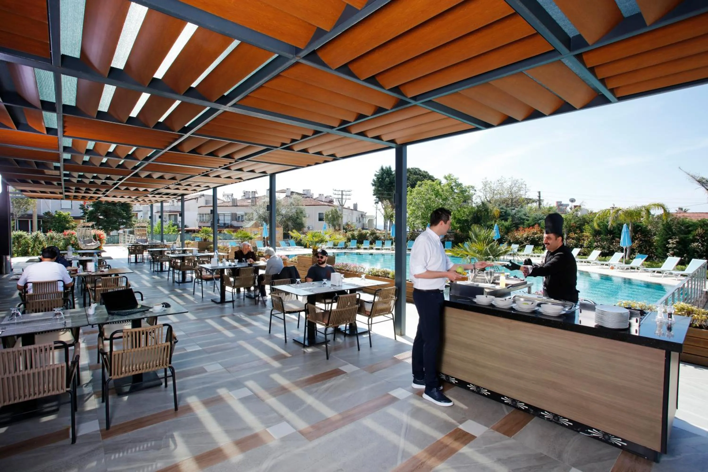 Patio in Kazdağları Allia Thermal Health & Spa