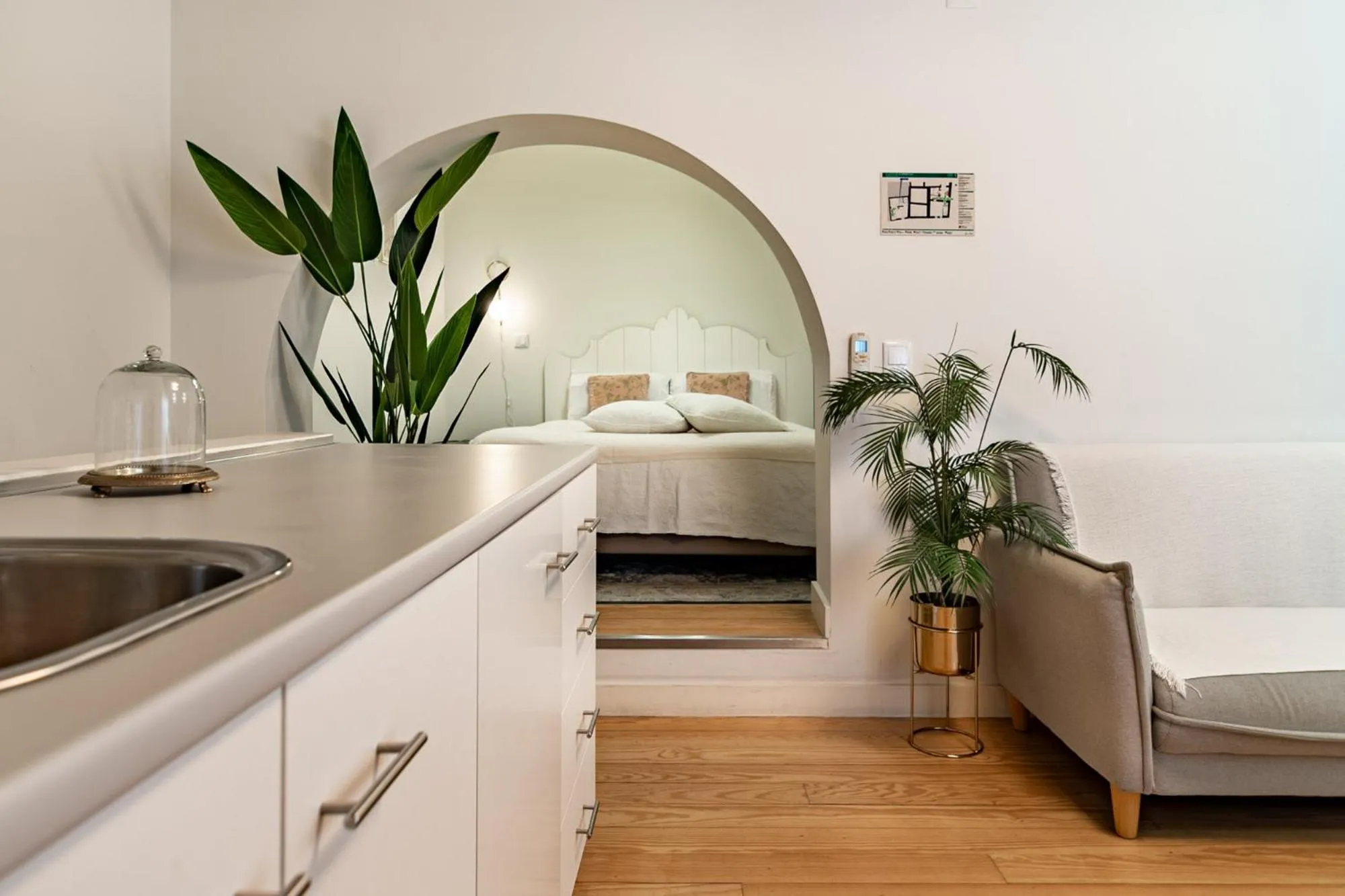 Bed in Templo Boutique Hotel