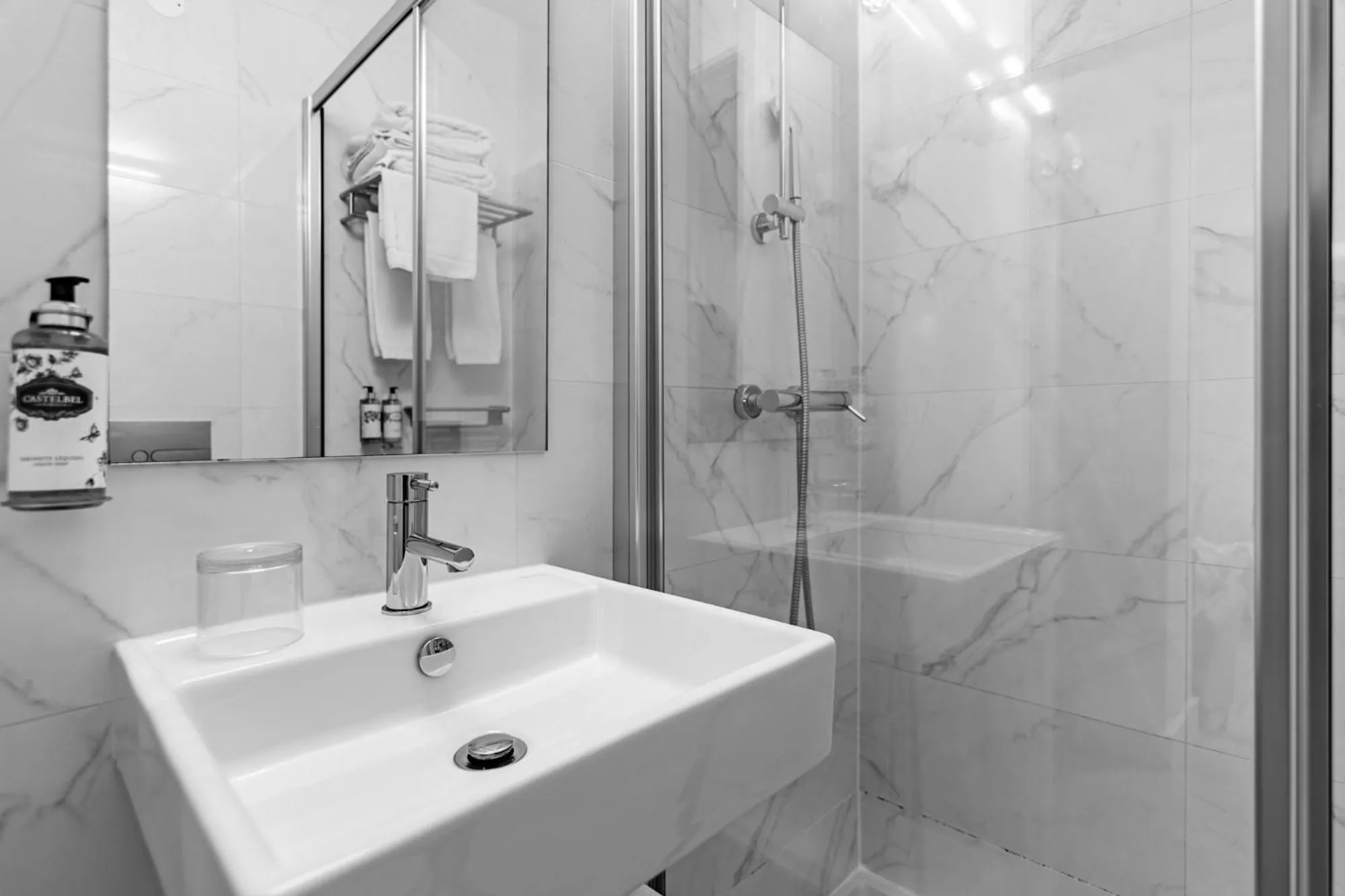 Shower in Templo Boutique Hotel