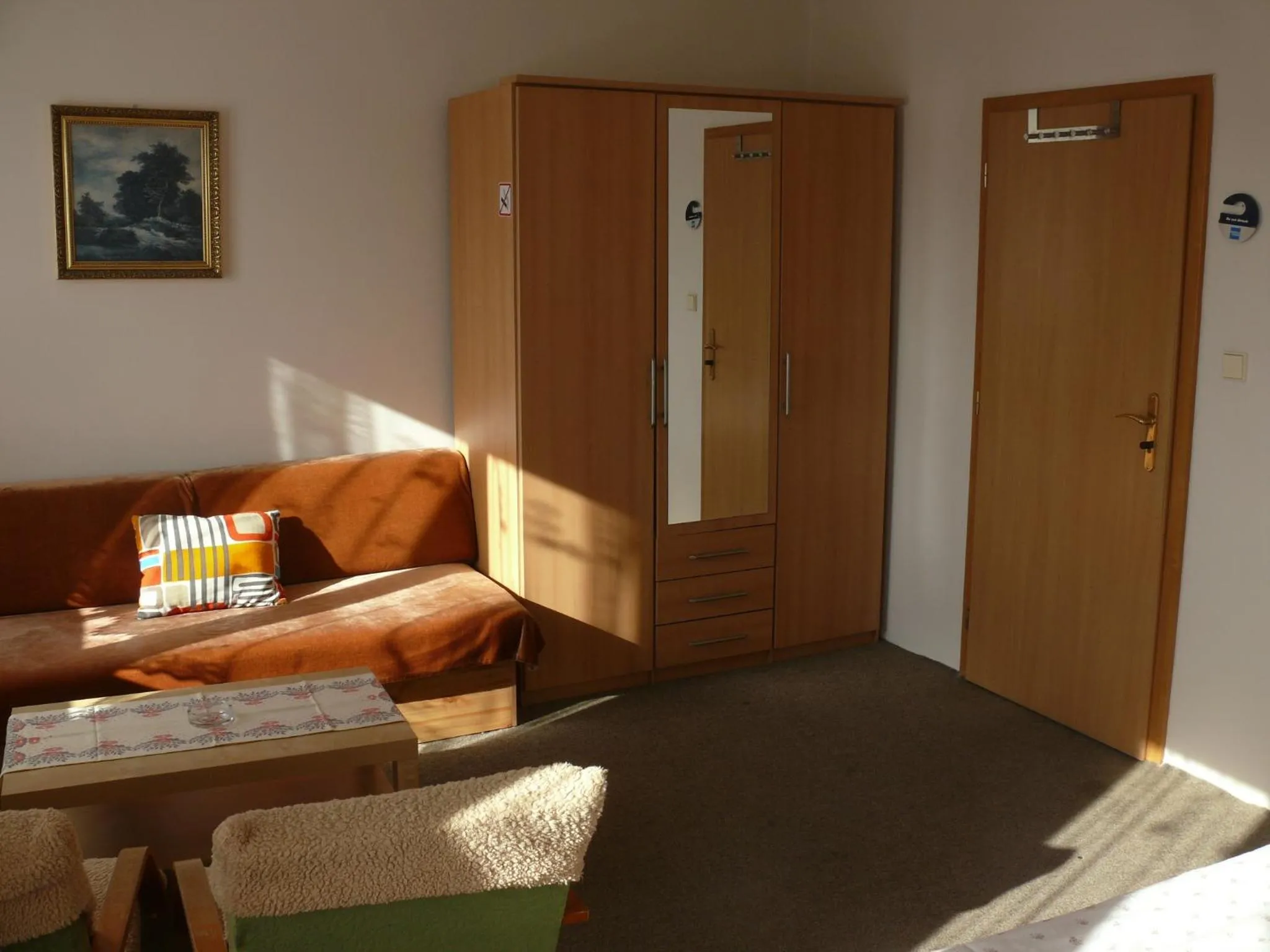 Seating area, Bed in Penzion Dana Troja