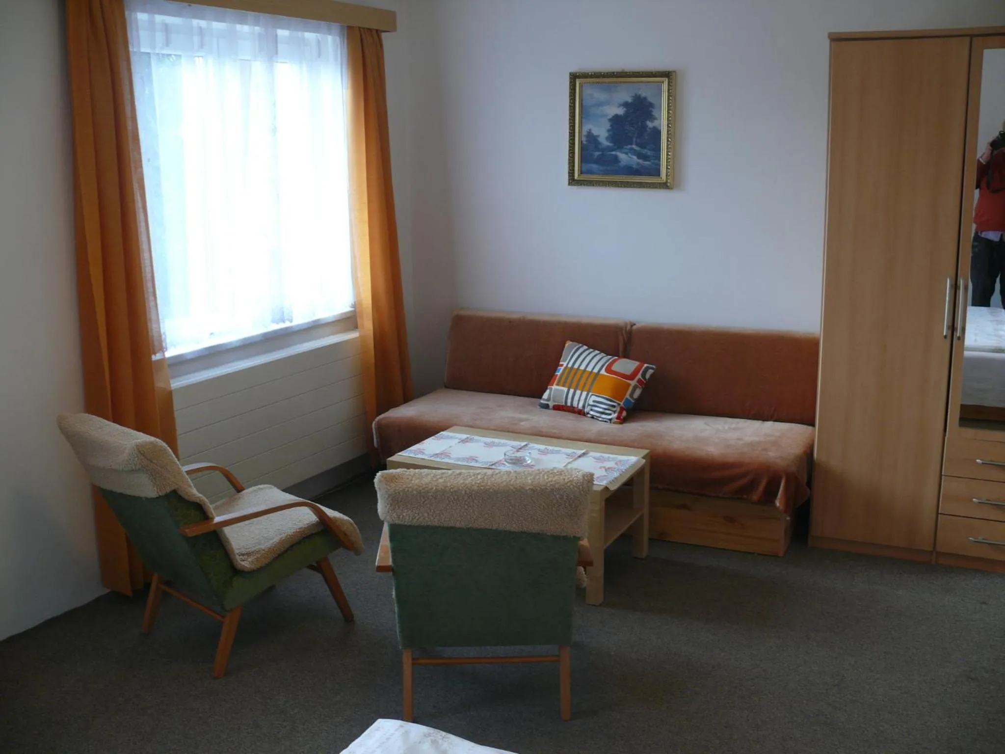 Seating area in Penzion Dana Troja