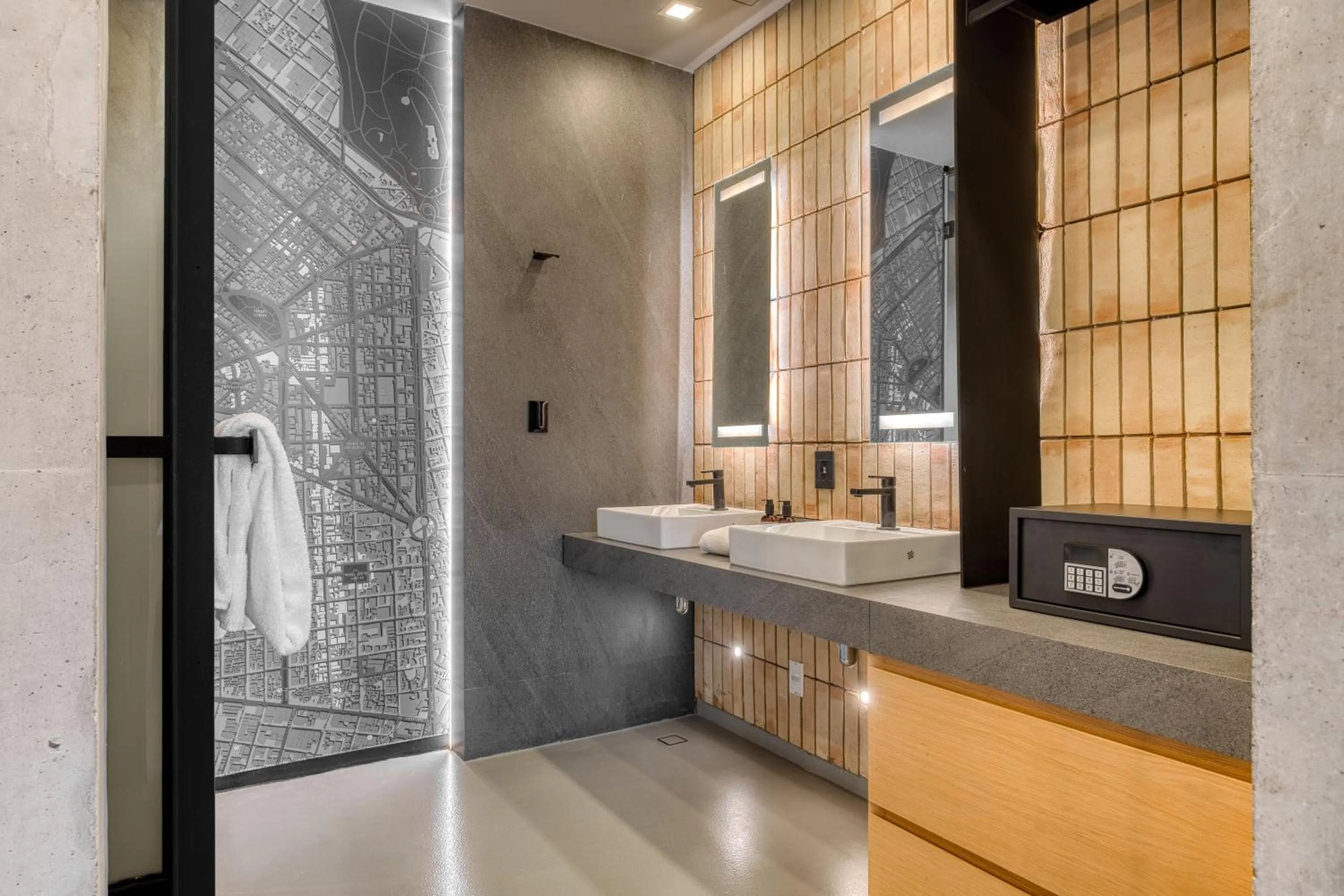 Shower in Boga Mexico City by Lumina