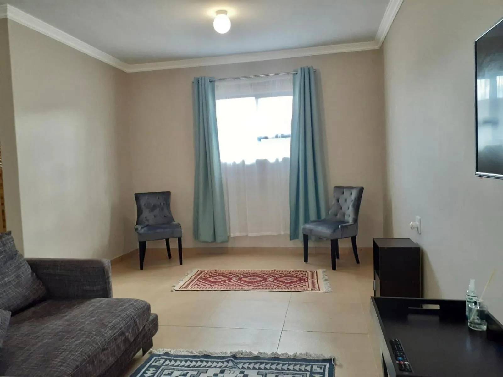 Seating area in Vikamana Guest House