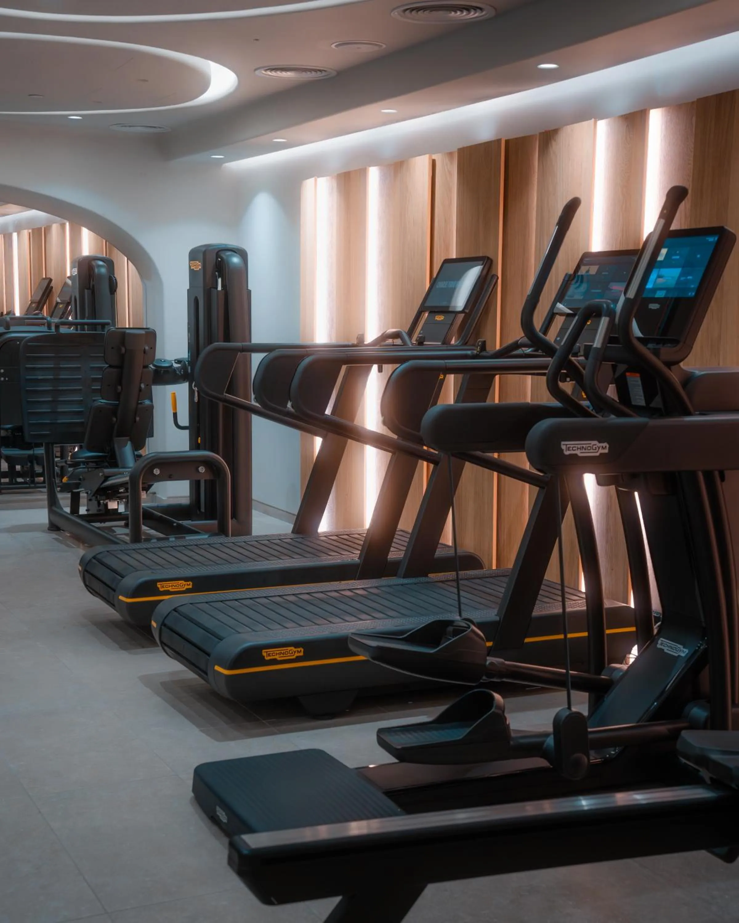 Fitness centre/facilities in Radisson Blu Zaffron Resort, Santorini