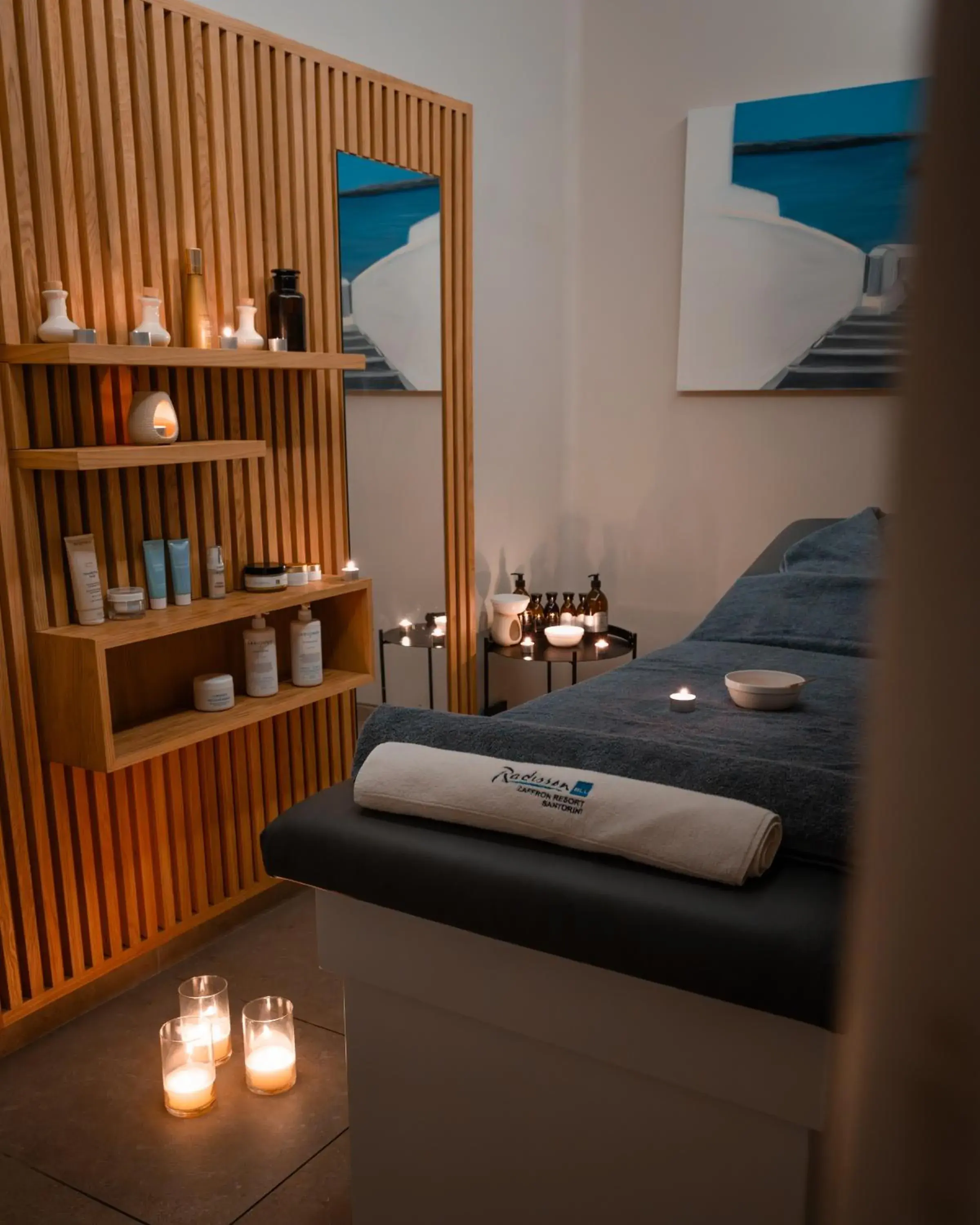 Spa and wellness centre/facilities in Radisson Blu Zaffron Resort, Santorini Spa and wellness centre/facilities in Radisson Blu Zaffron Resort, Santorini