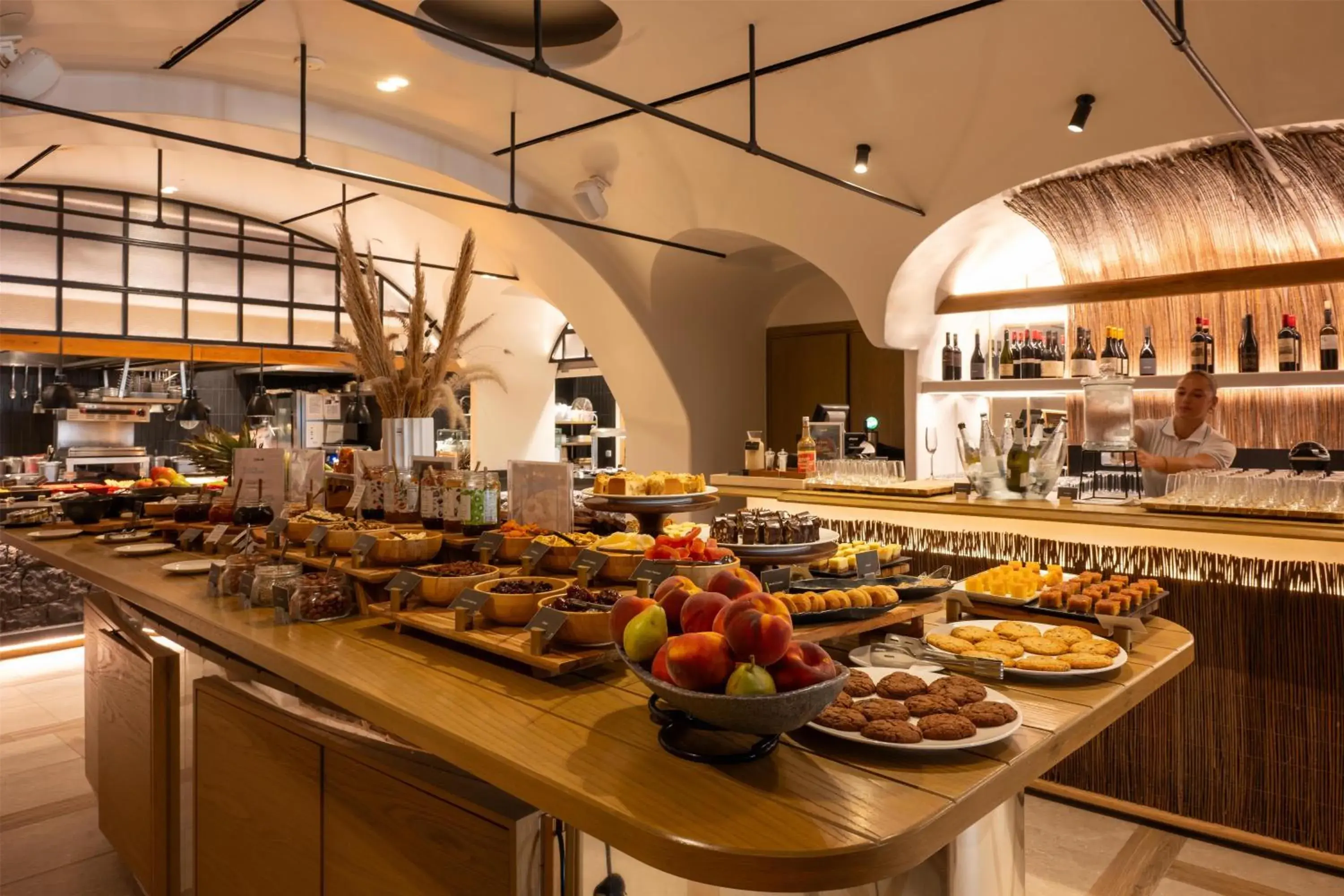 Breakfast in Radisson Blu Zaffron Resort, Santorini Breakfast in Radisson Blu Zaffron Resort, Santorini