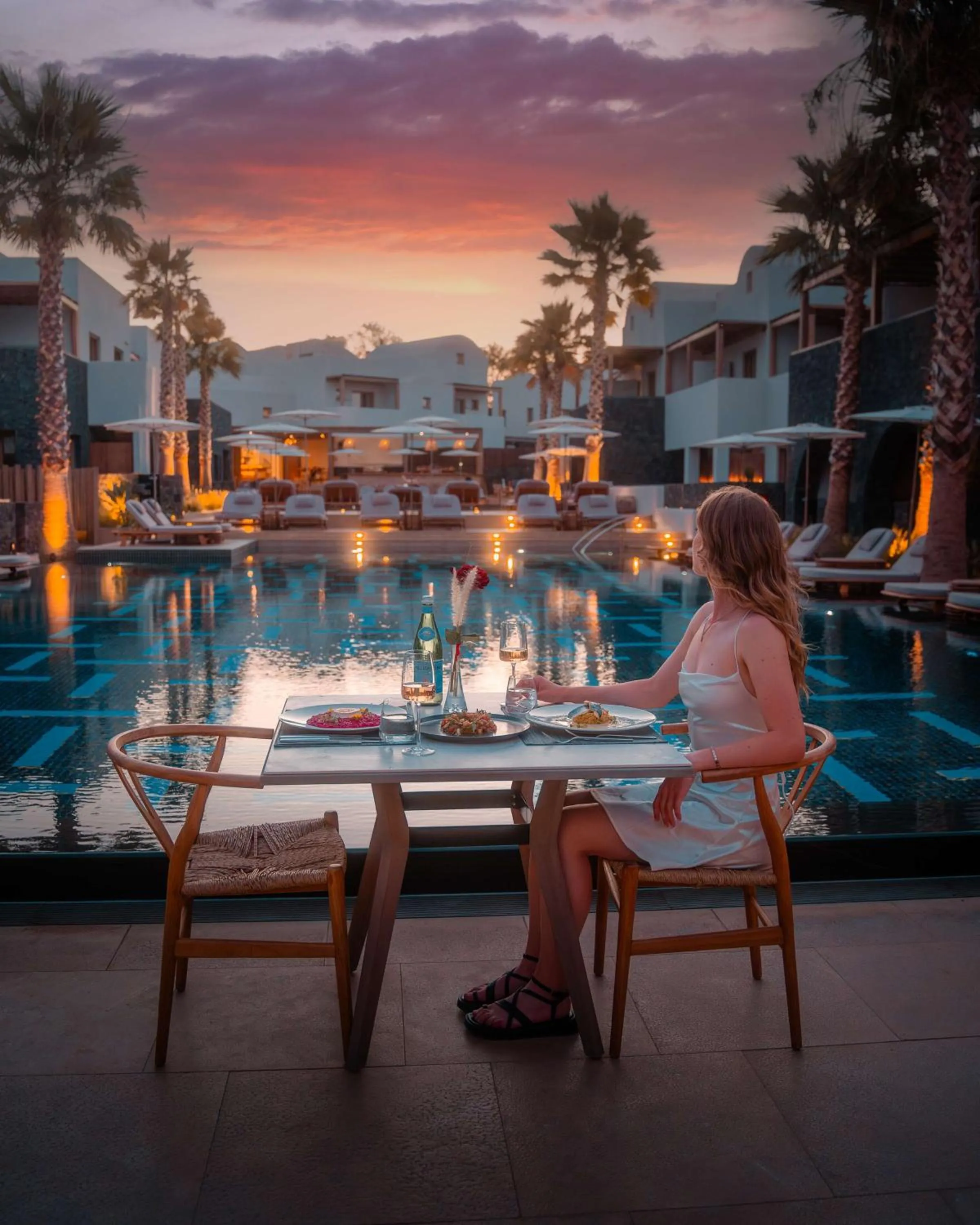 Restaurant/places to eat in Radisson Blu Zaffron Resort, Santorini