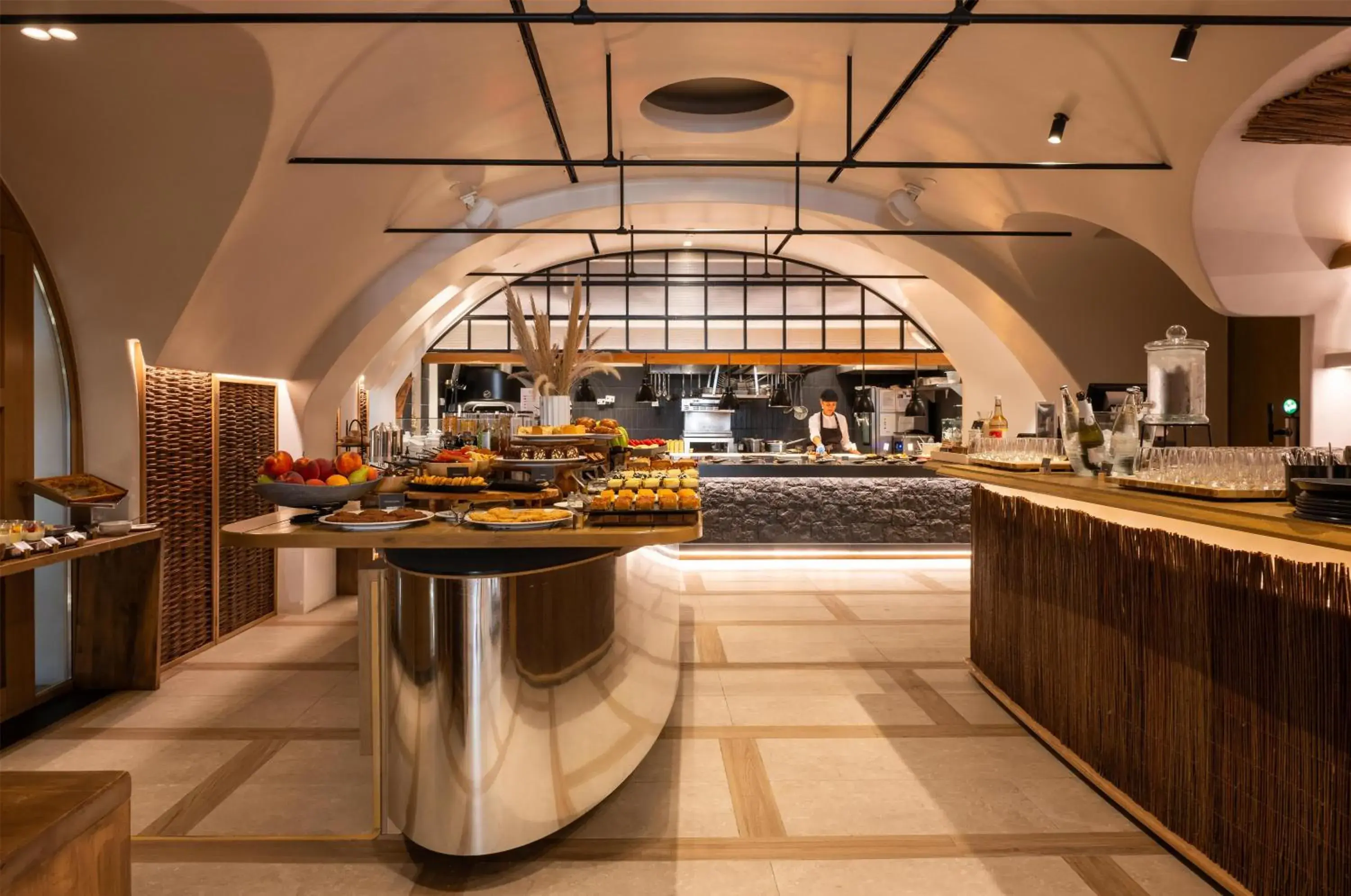 Breakfast in Radisson Blu Zaffron Resort, Santorini Breakfast in Radisson Blu Zaffron Resort, Santorini