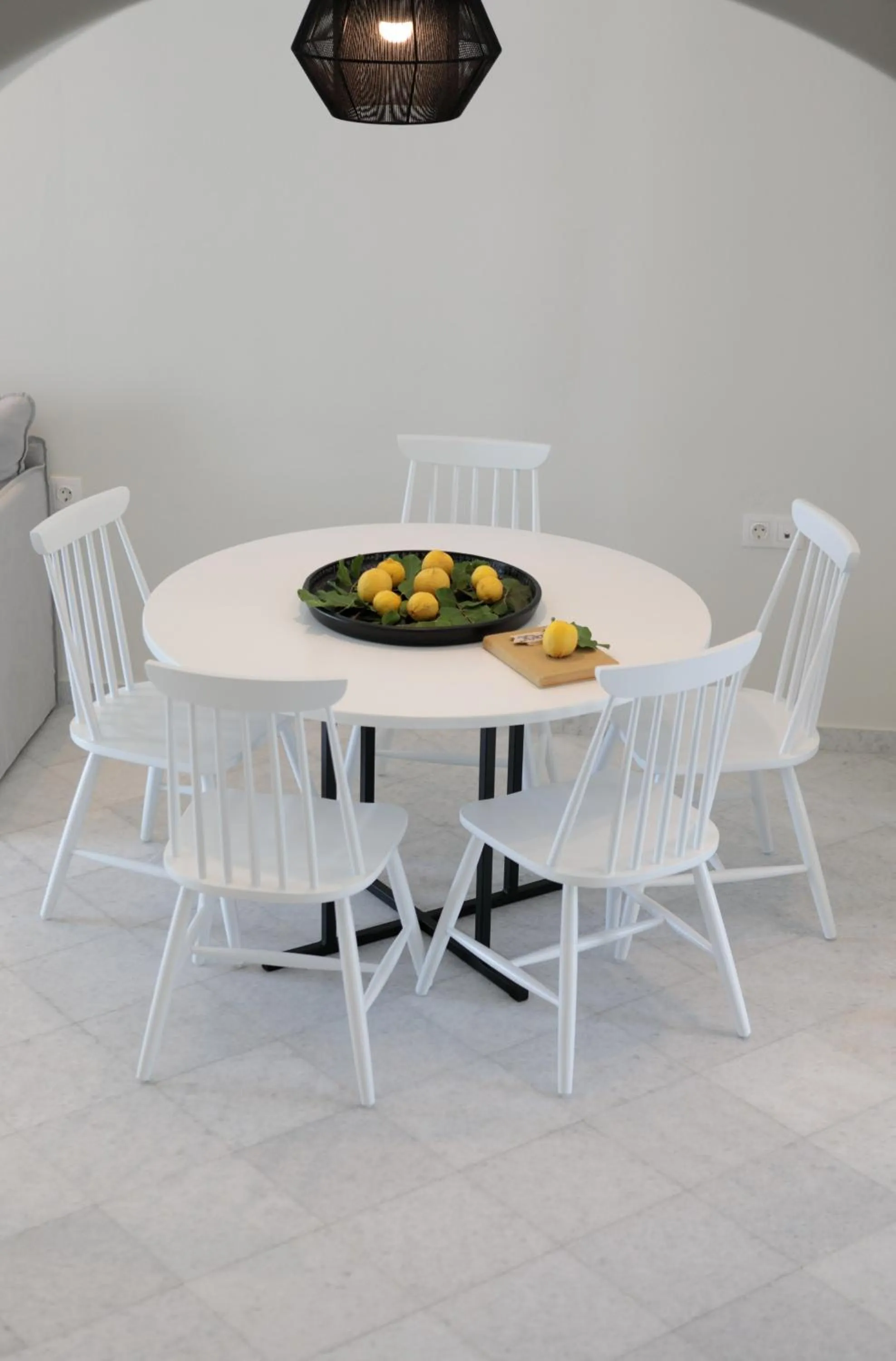 Dining area in Aeolos Villas Sustainable Living
