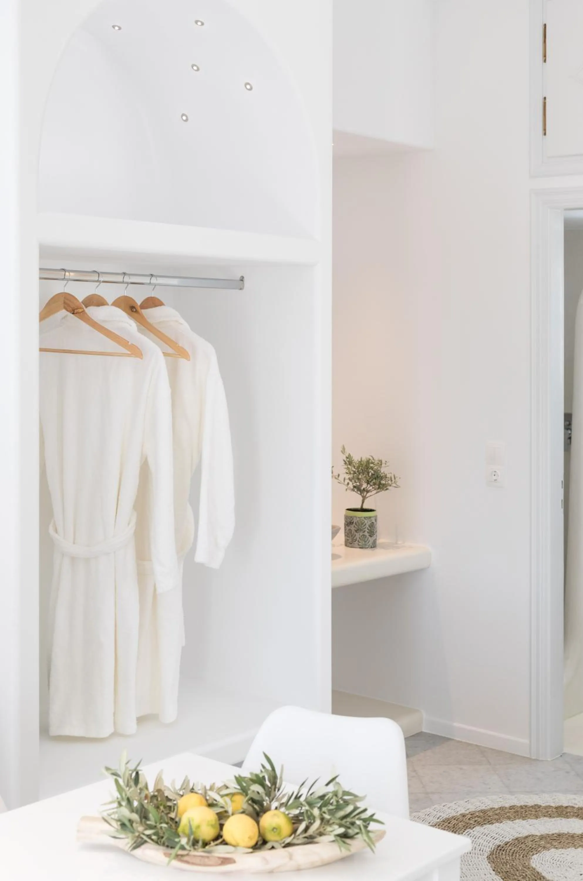 wardrobe in Aeolos Villas Sustainable Living