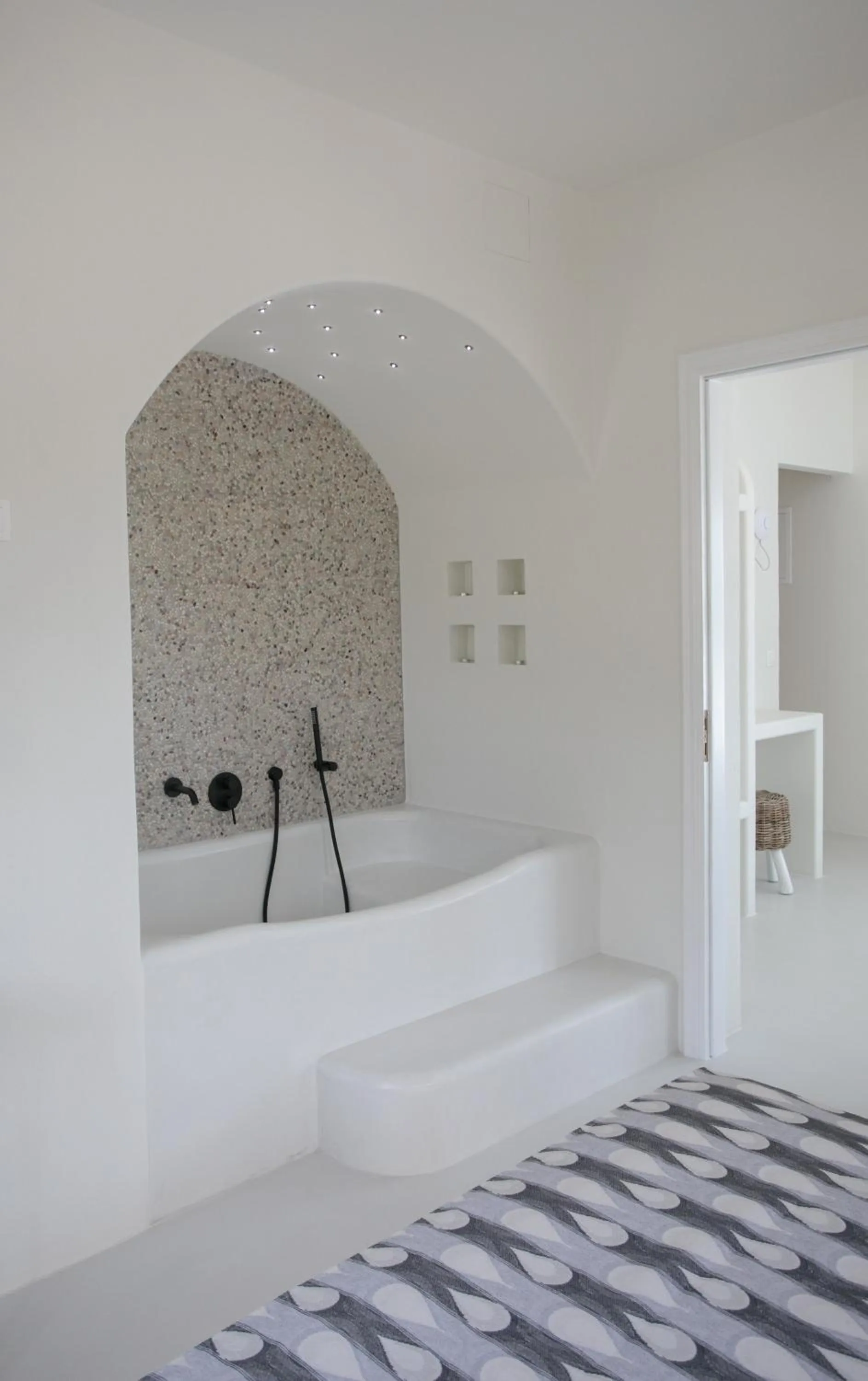 Bath, Bed in Aeolos Villas Sustainable Living