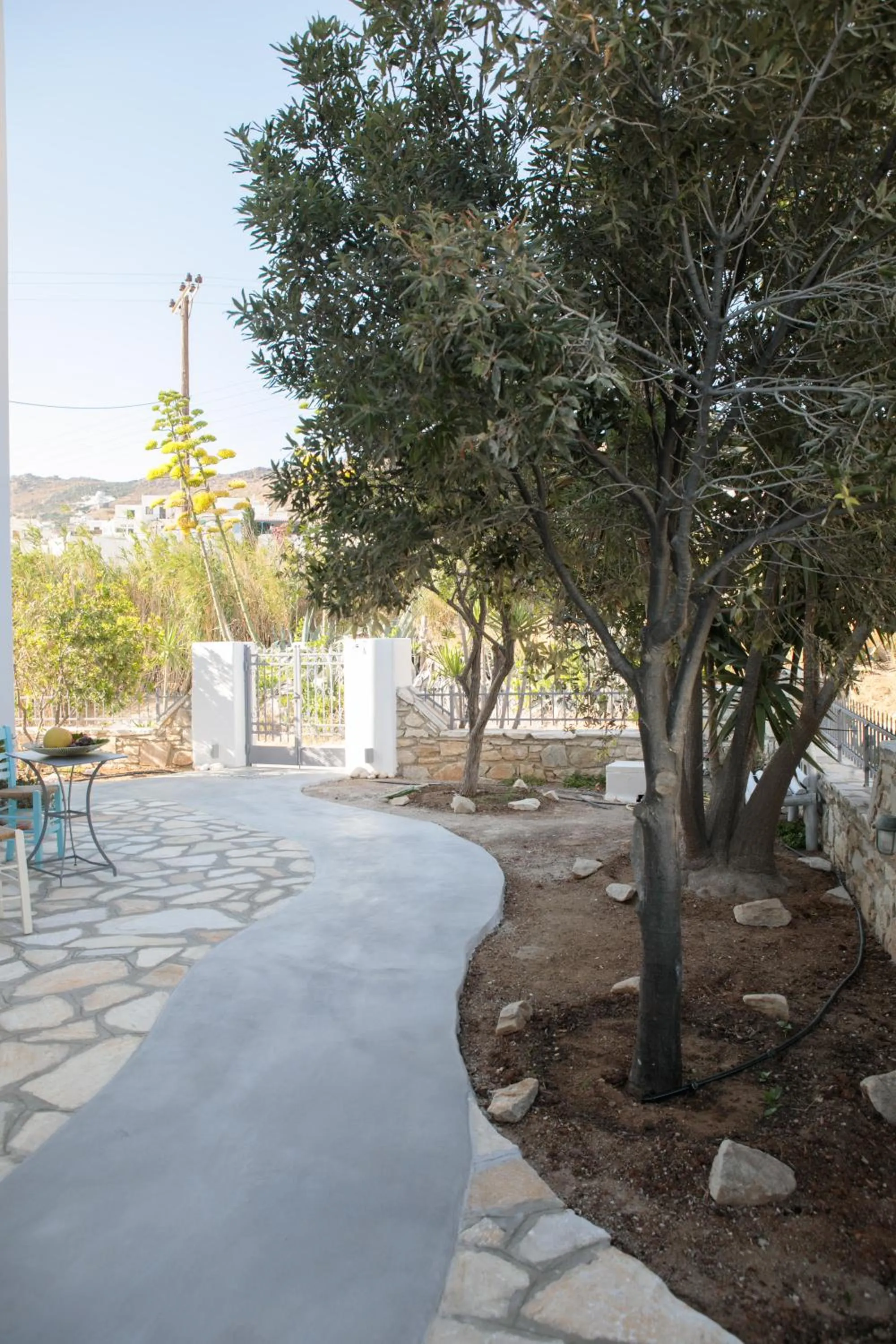 Garden in Aeolos Villas Sustainable Living
