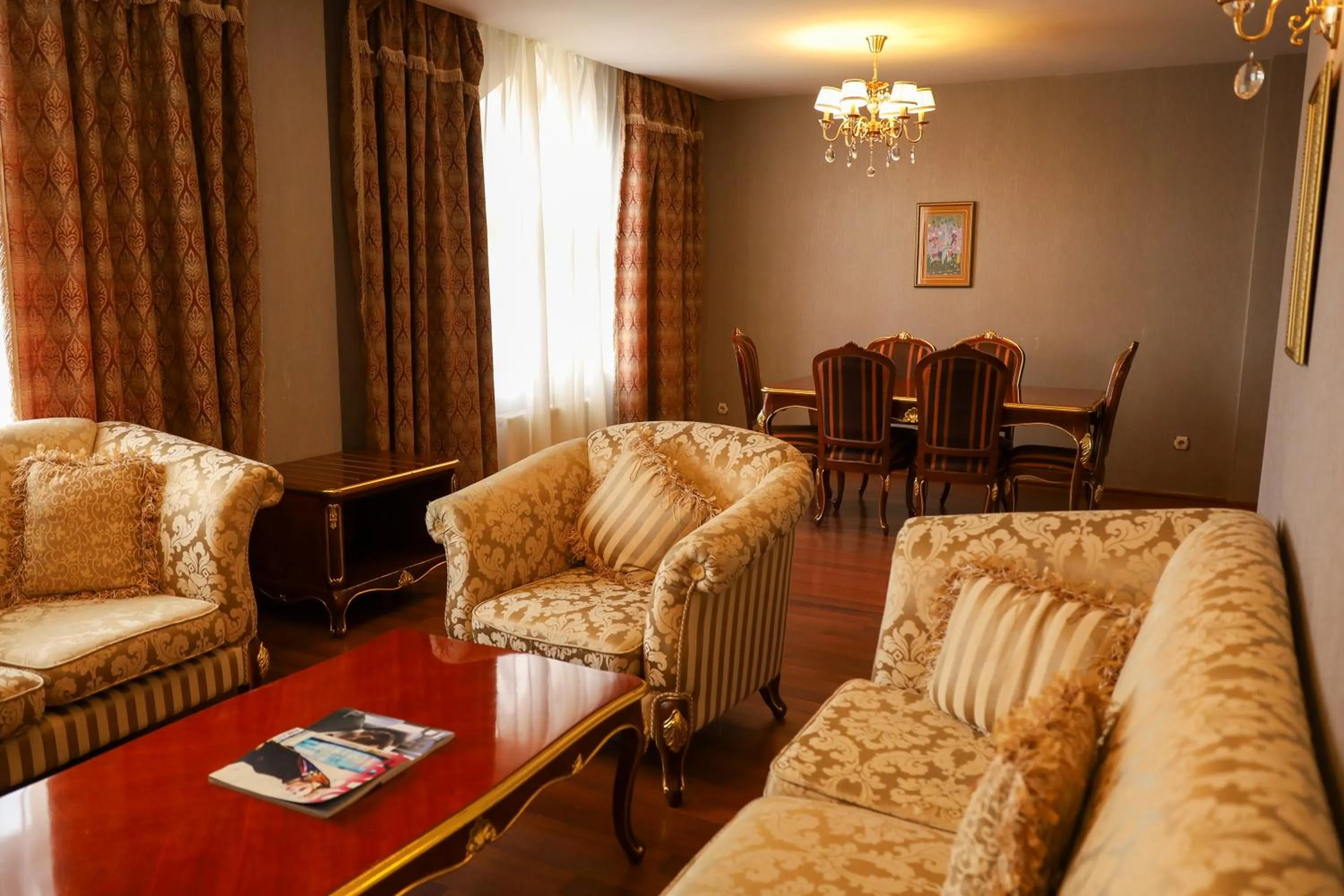 Guests in Sheki Palace Hotel