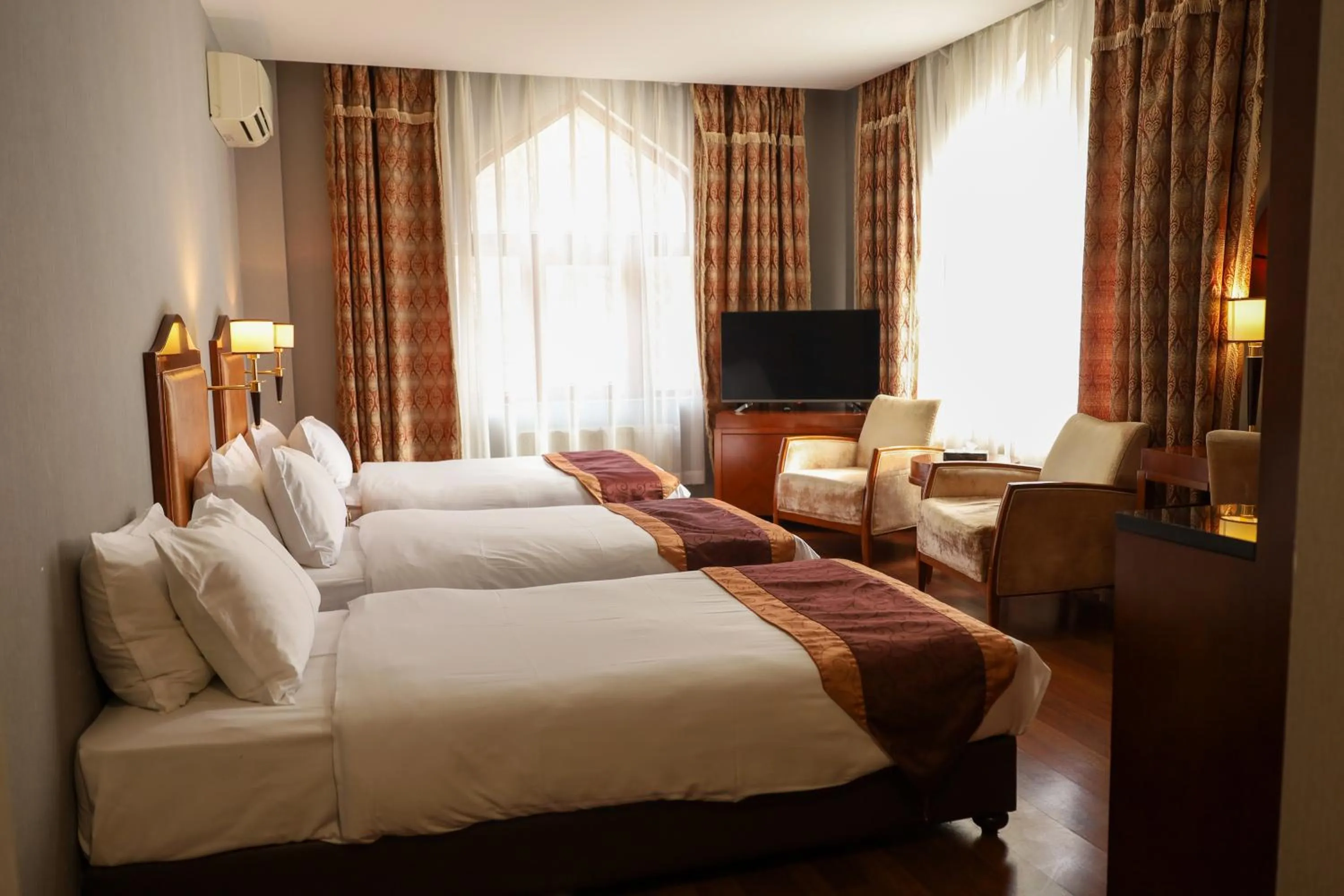 Bedroom, Bed in Sheki Palace Hotel