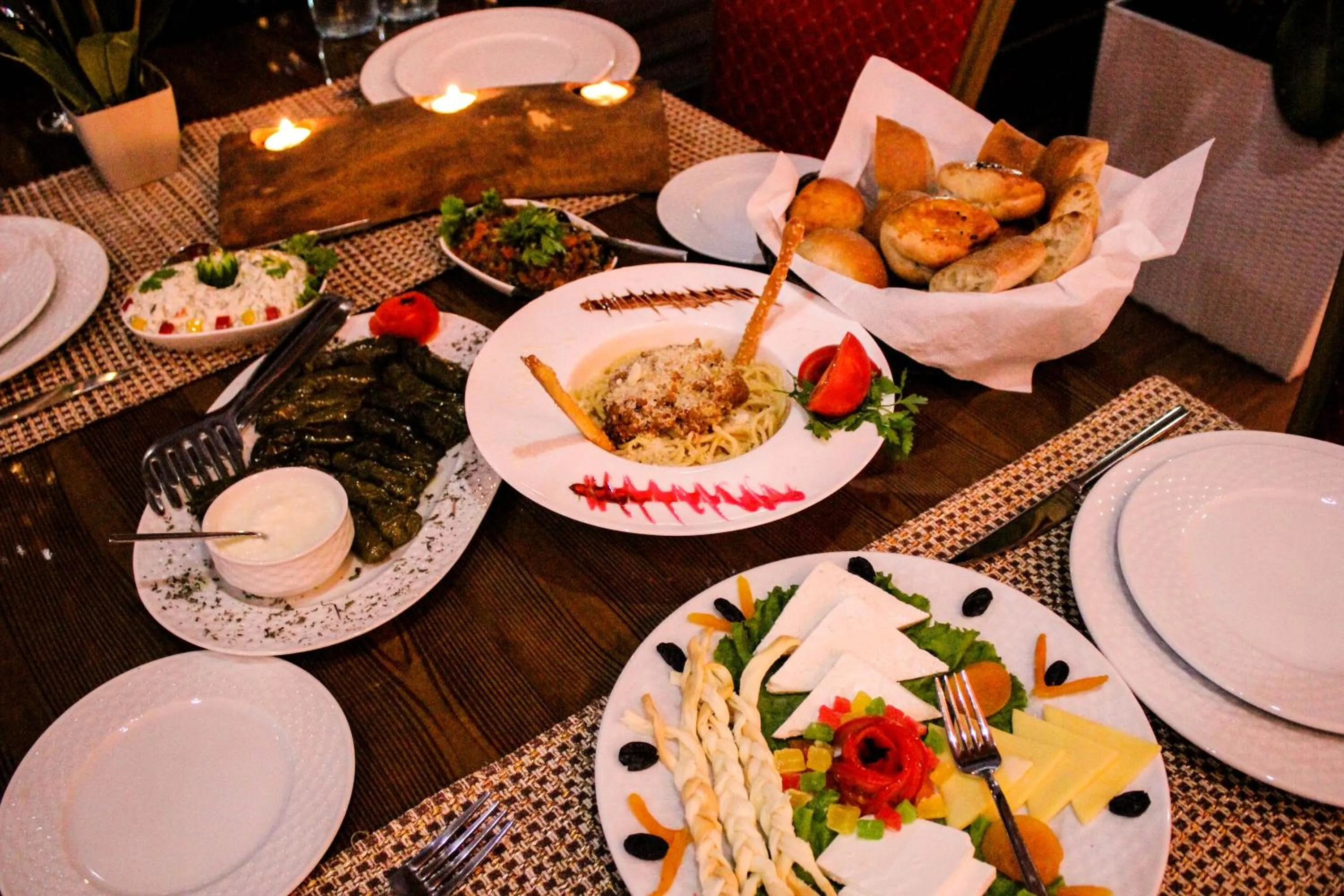 Food and drinks in Sheki Palace Hotel