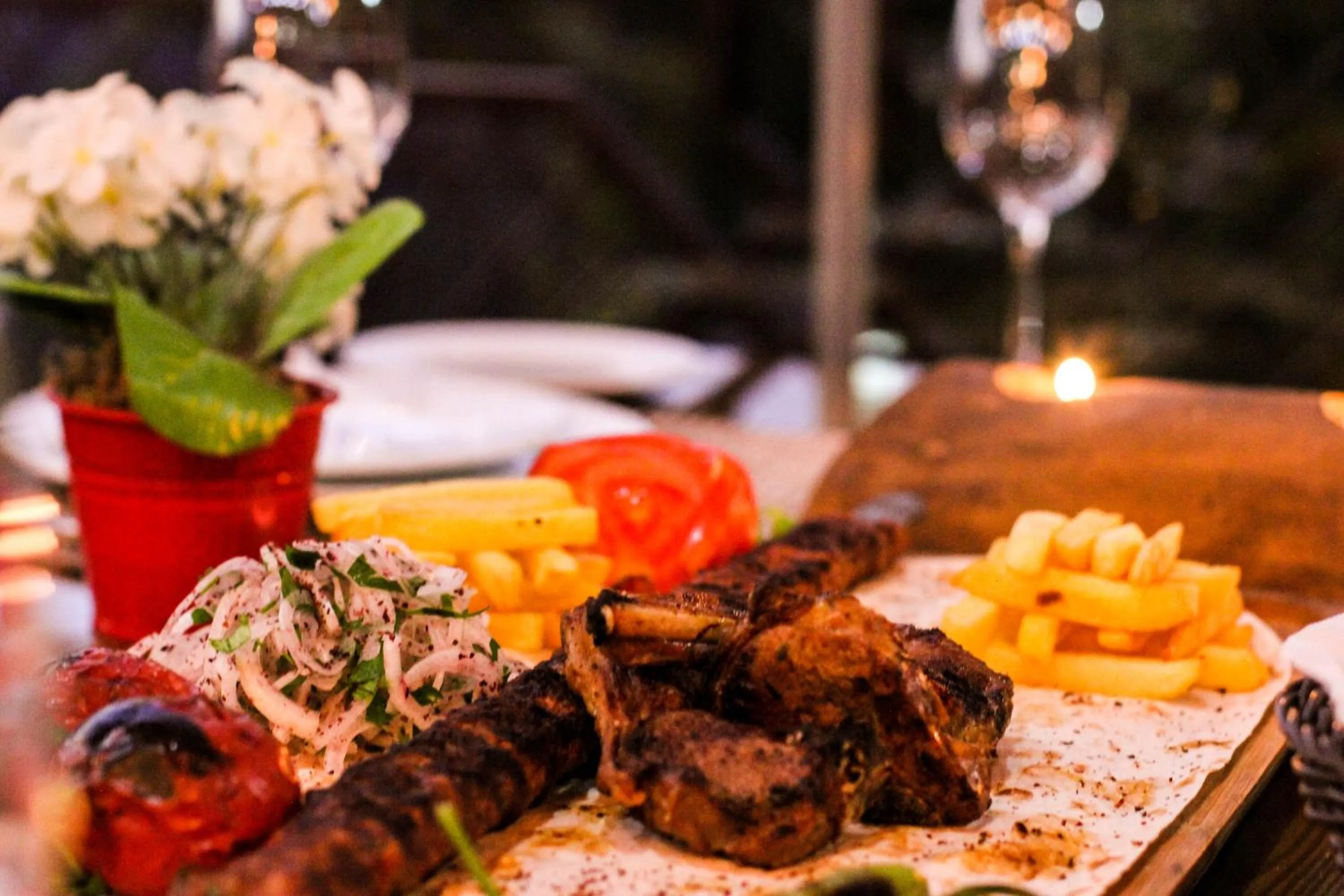 Food and drinks in Sheki Palace Hotel