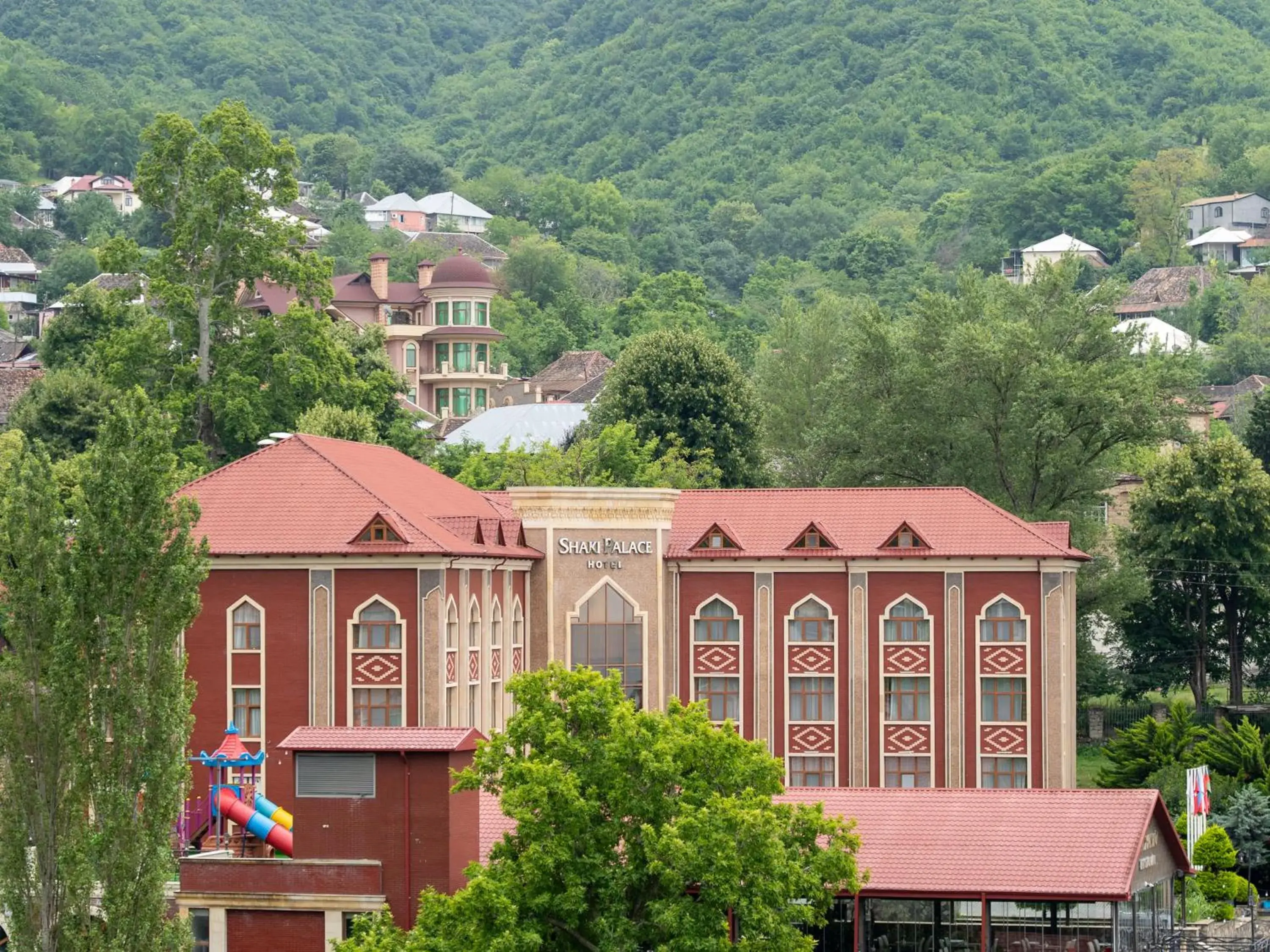 Property building in Sheki Palace Hotel Property building in Sheki Palace Hotel