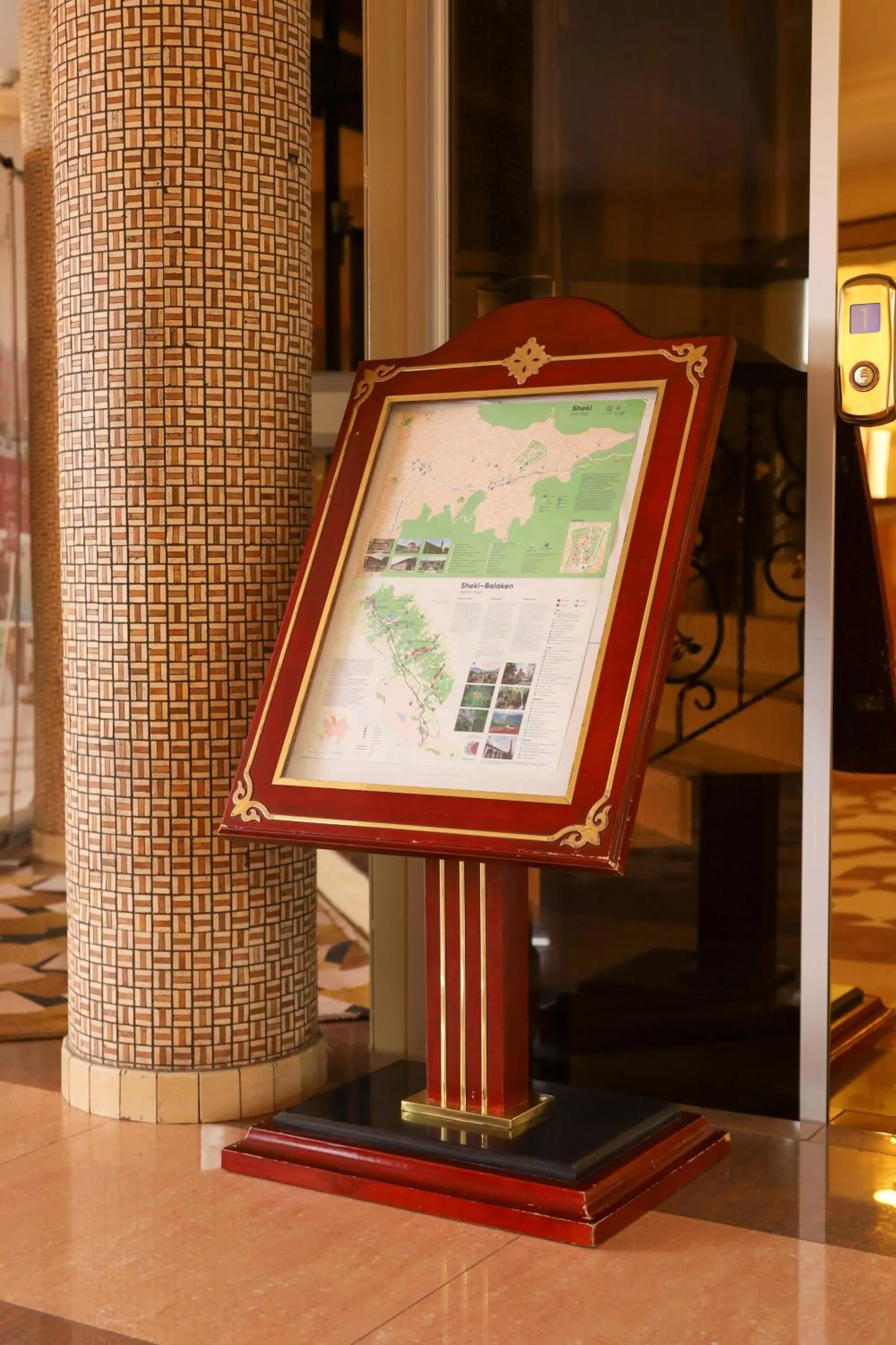 Property building in Sheki Palace Hotel