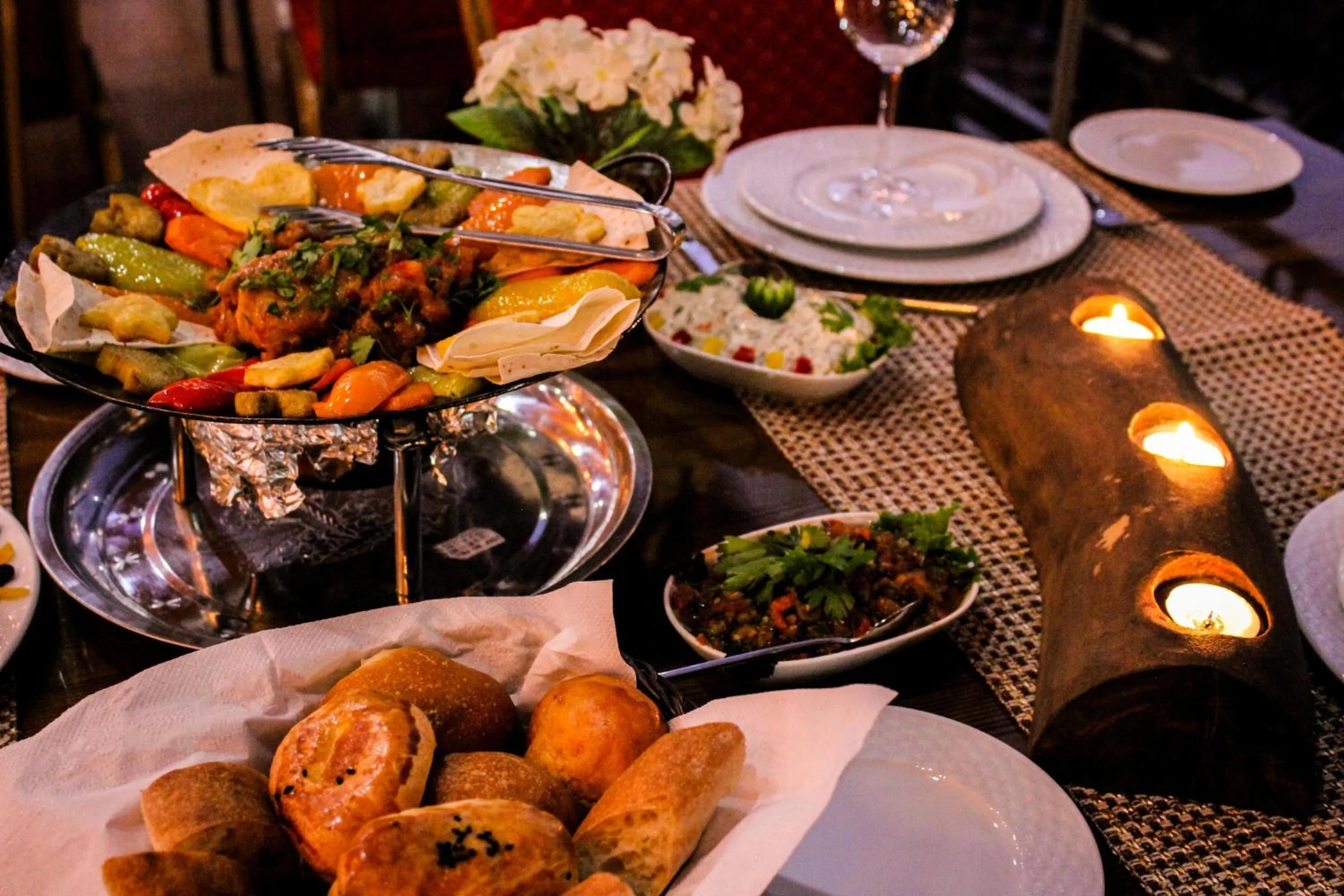 Food and drinks in Sheki Palace Hotel