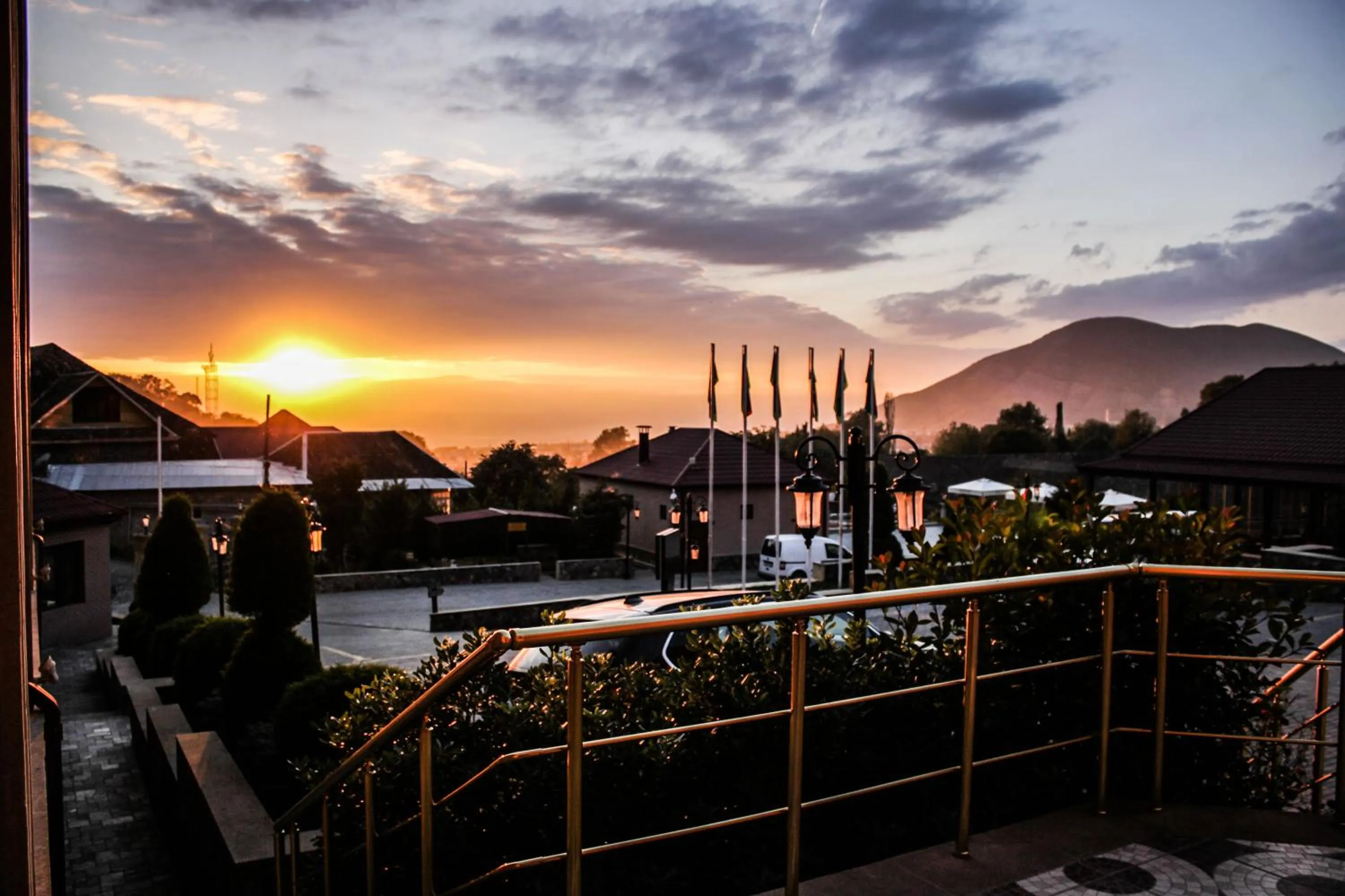 Natural landscape in Sheki Palace Hotel