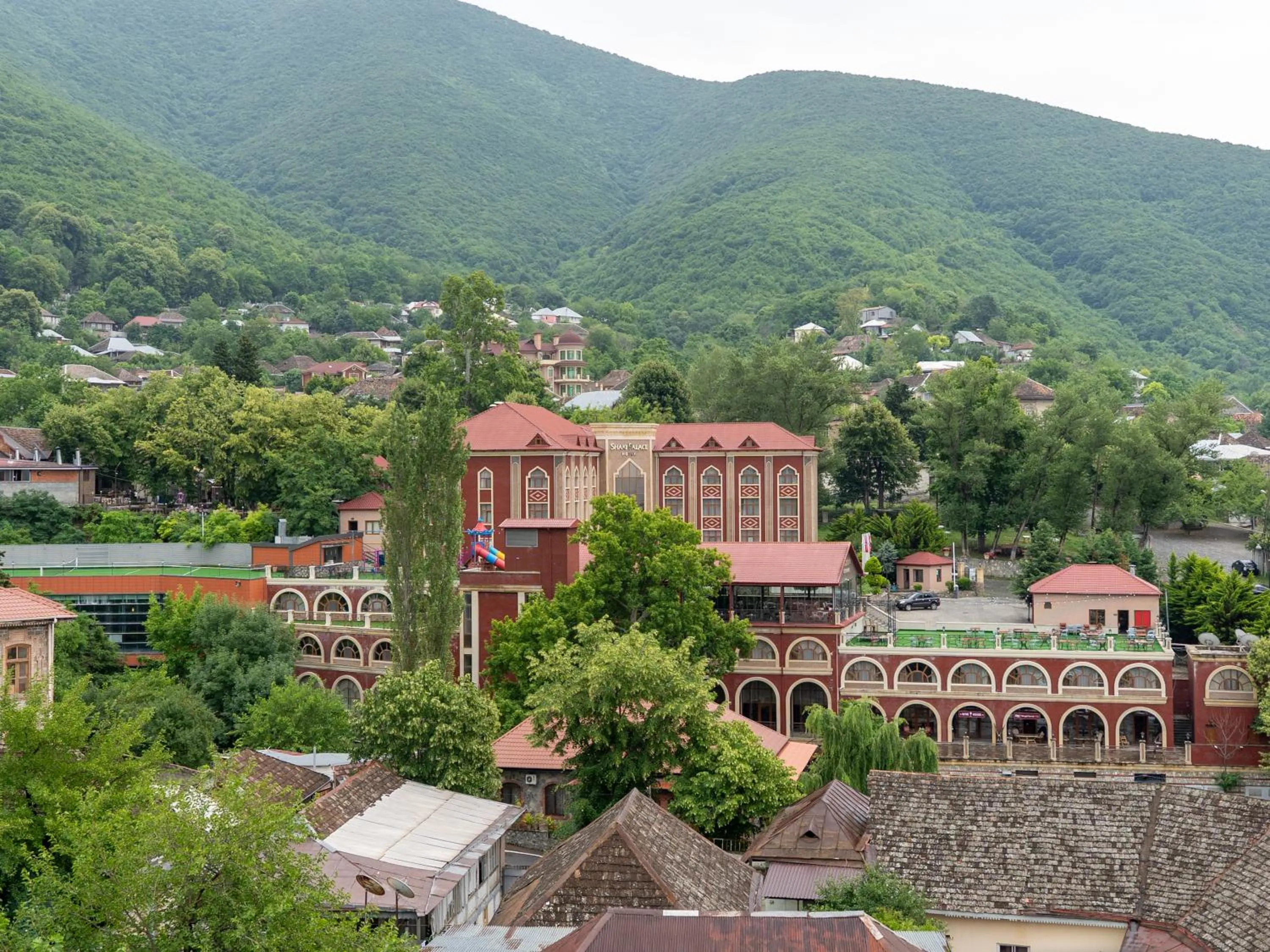 Property building in Sheki Palace Hotel