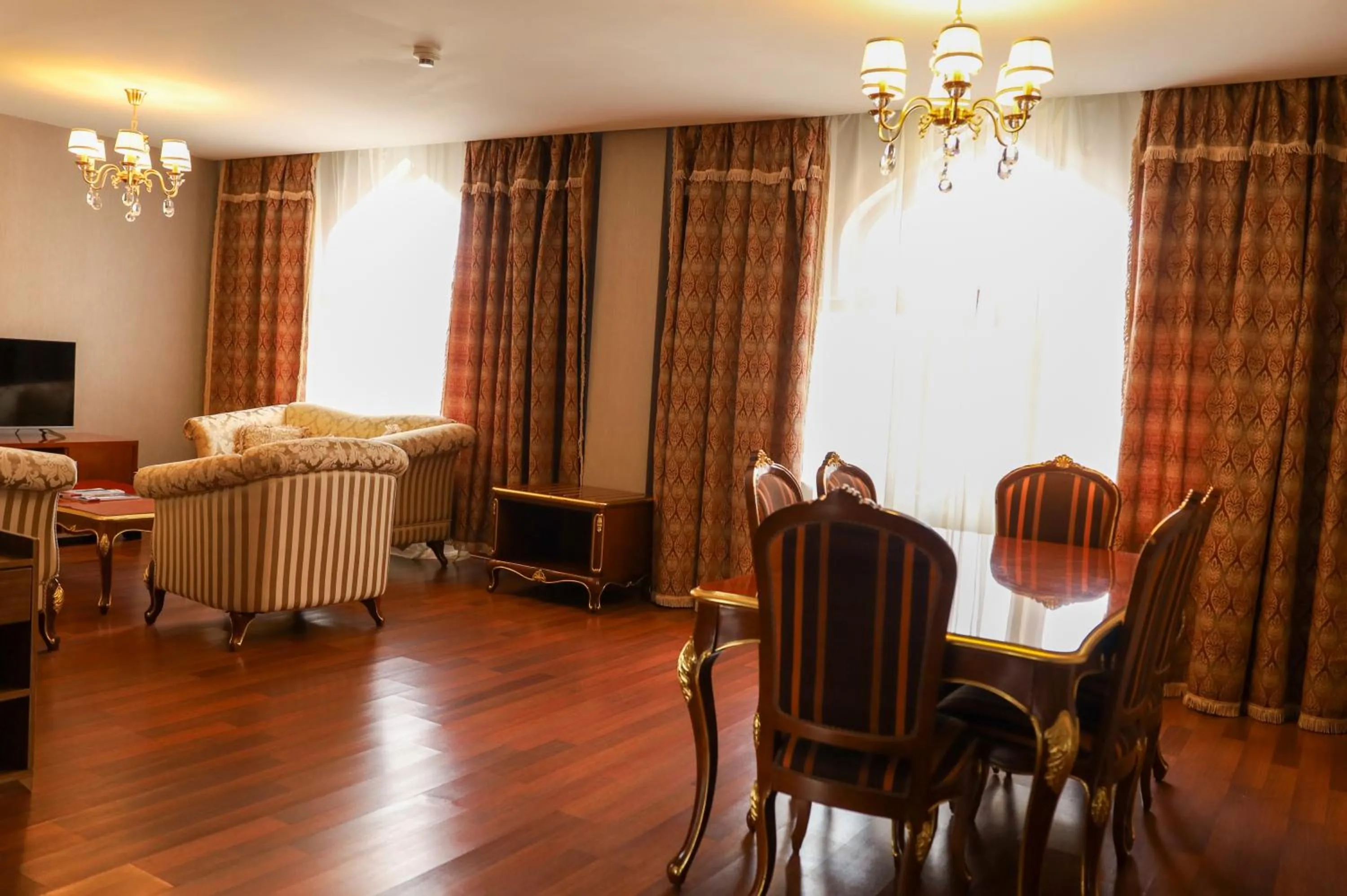 Guests in Sheki Palace Hotel