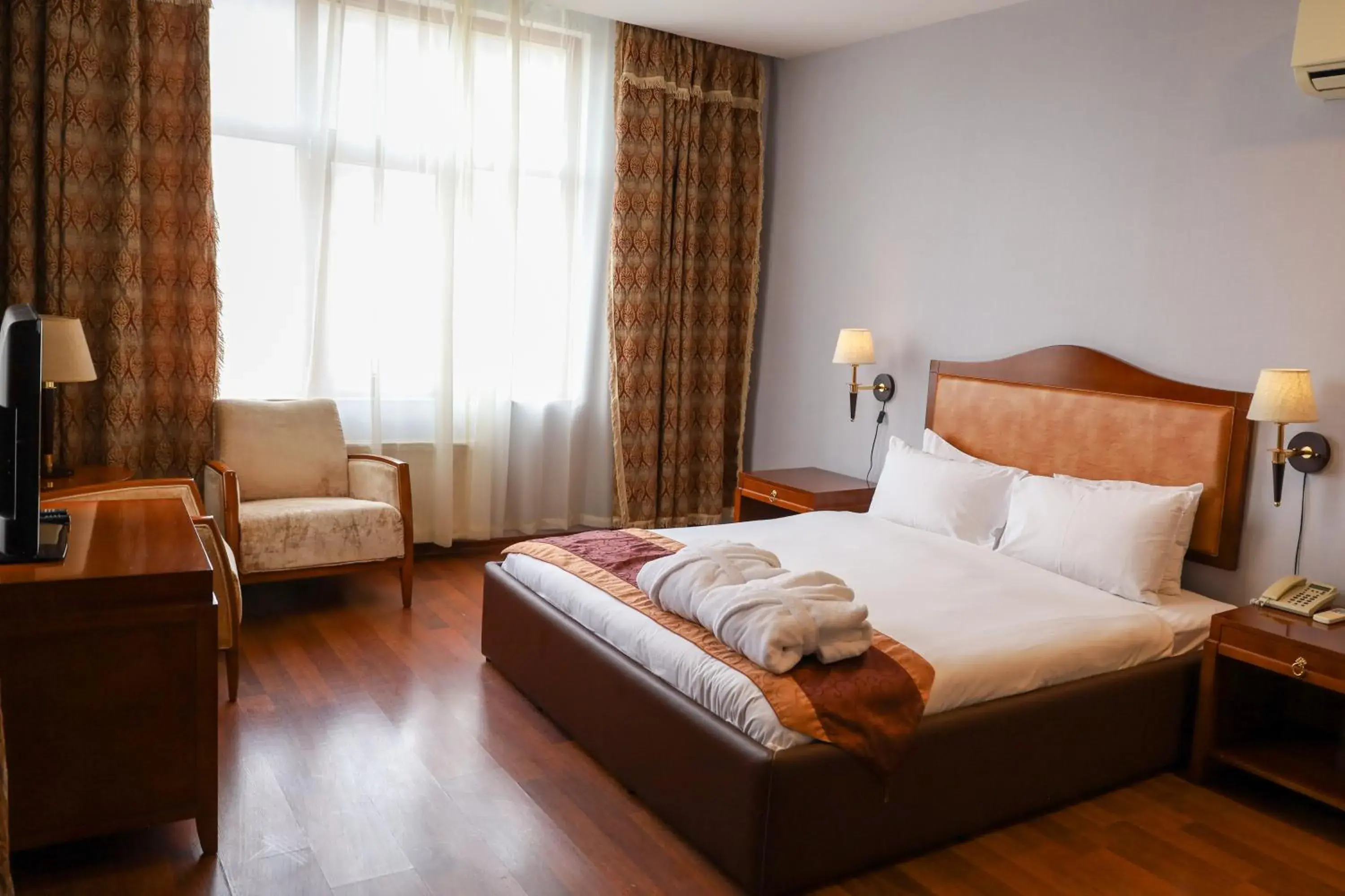 Bedroom, Bed in Sheki Palace Hotel Bedroom, Bed in Sheki Palace Hotel